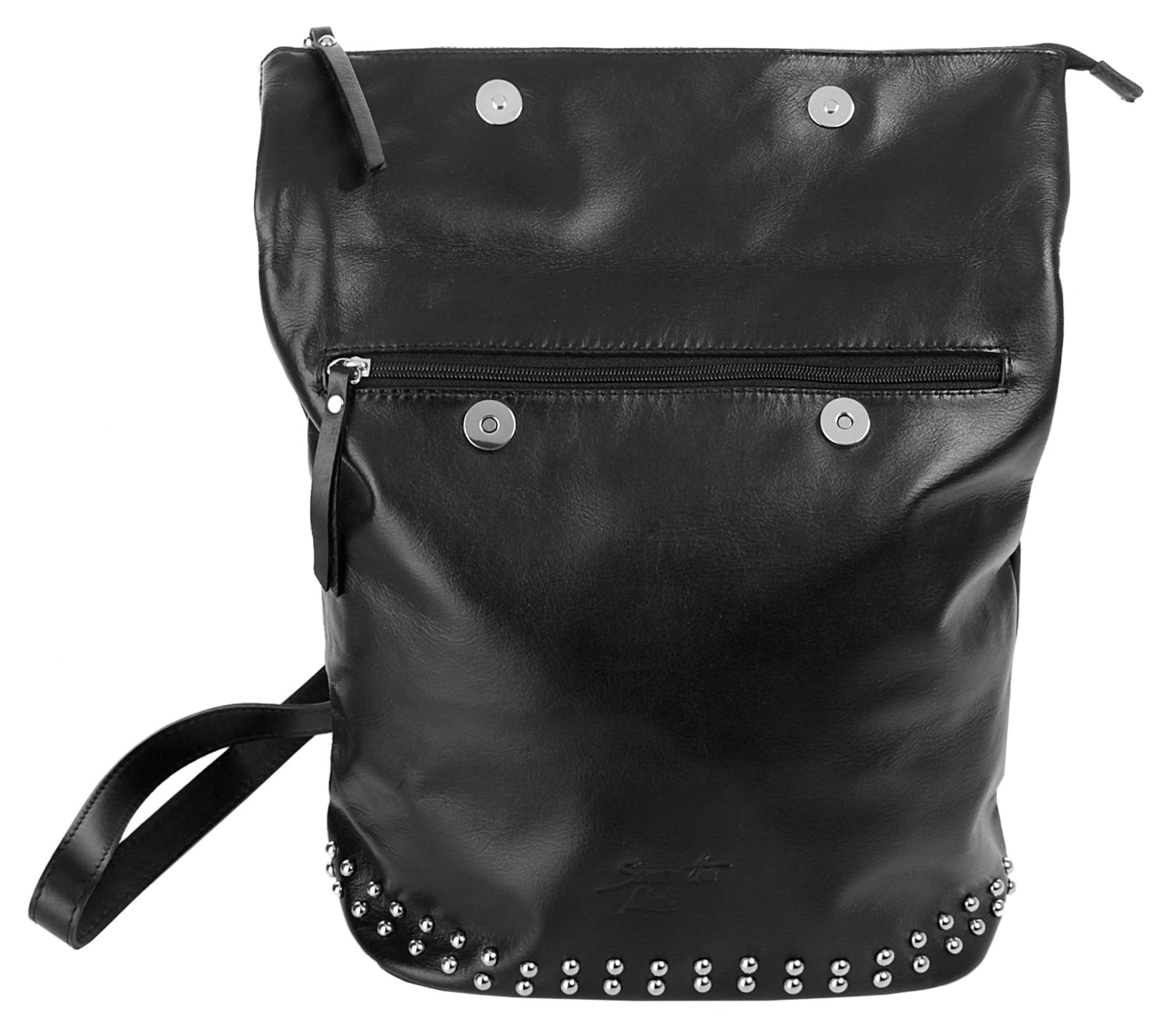 Samantha Look Cityrucksack, echt Leder, Made in Italy