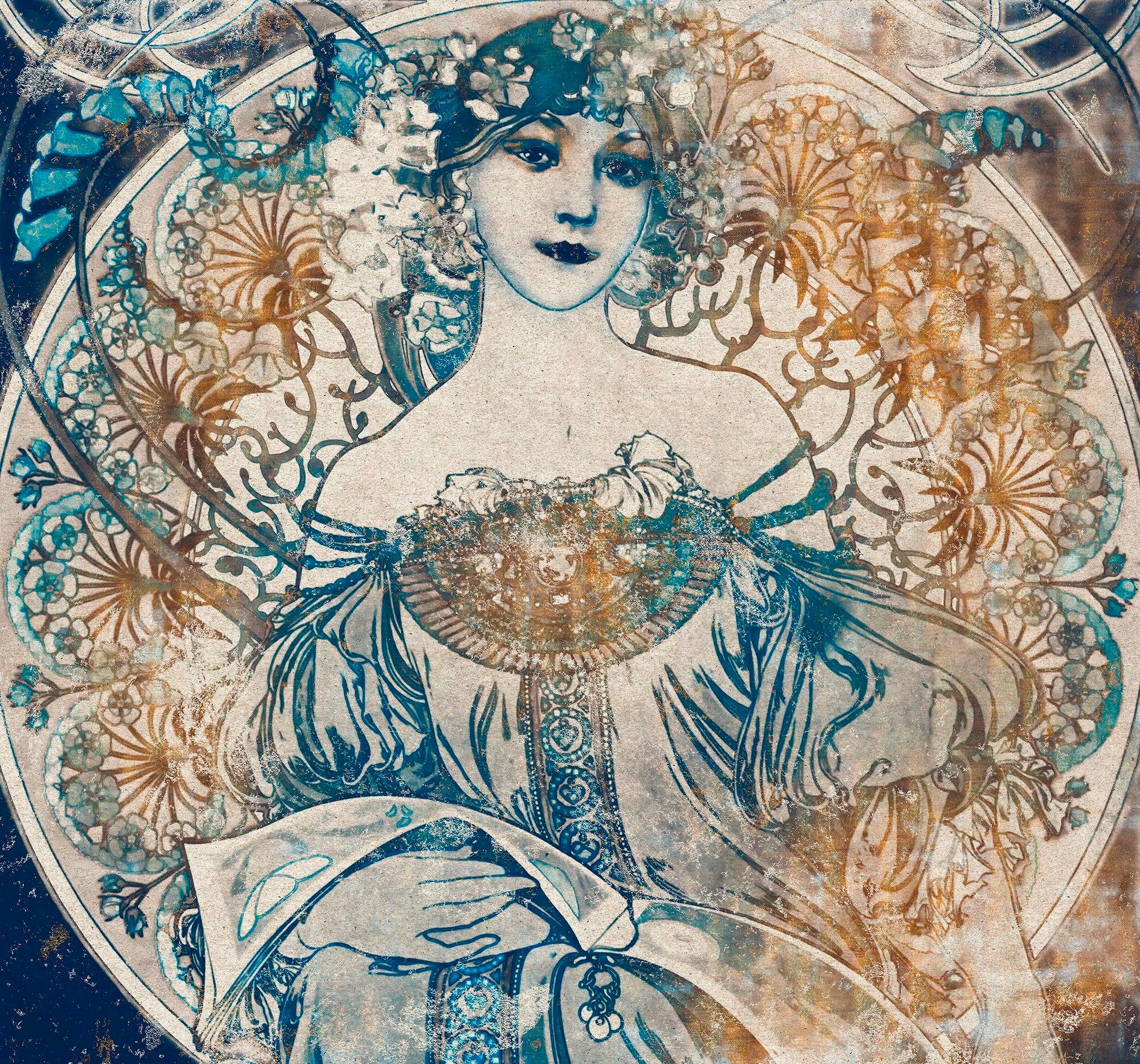 Image of Komar Vliestapete »Porcelaine«, naturalistisch bei Ackermann Versand Schweiz