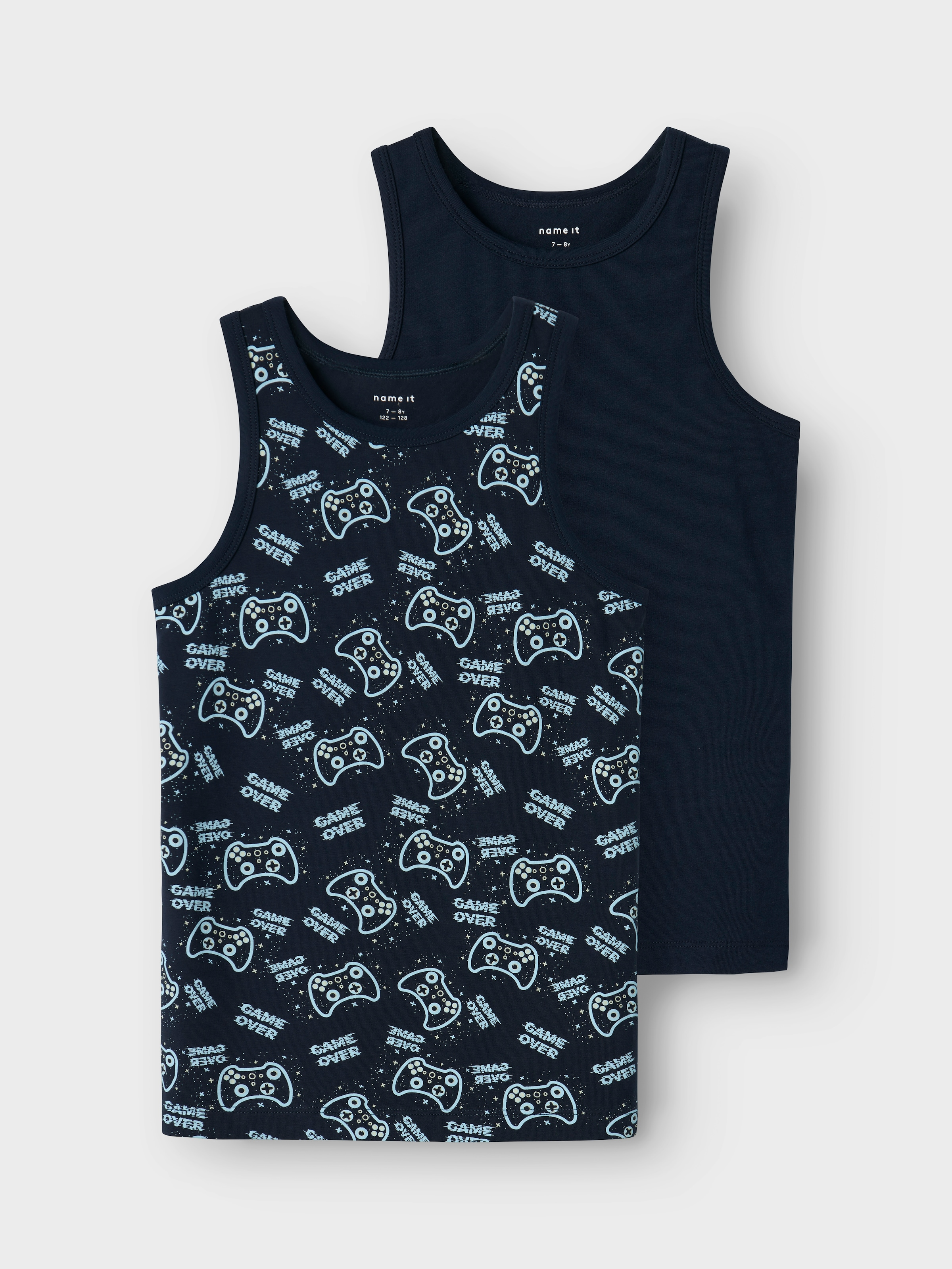 Name It Unterhemd »NKMTANK TOP 2P SAPPHIRE GAME NOOS«, (Packung, 2 St.)