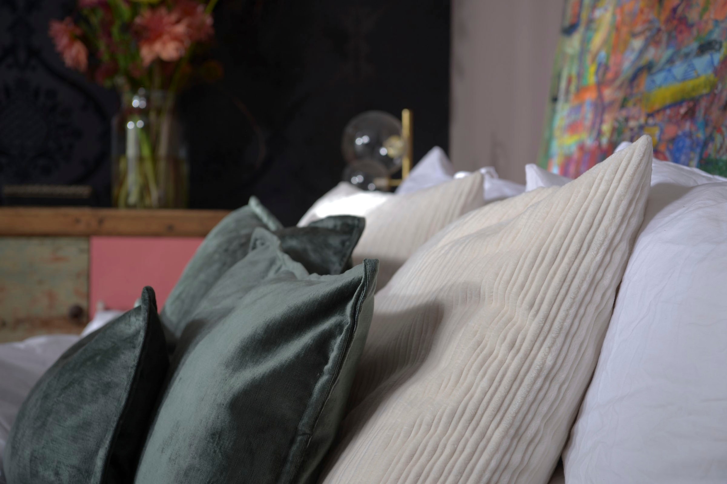 H.O.C.K. Dekokissen »Bonanza« leicht schimmernd, inkl. Füllung, Bezug mit Reissverschluss abnehmbar