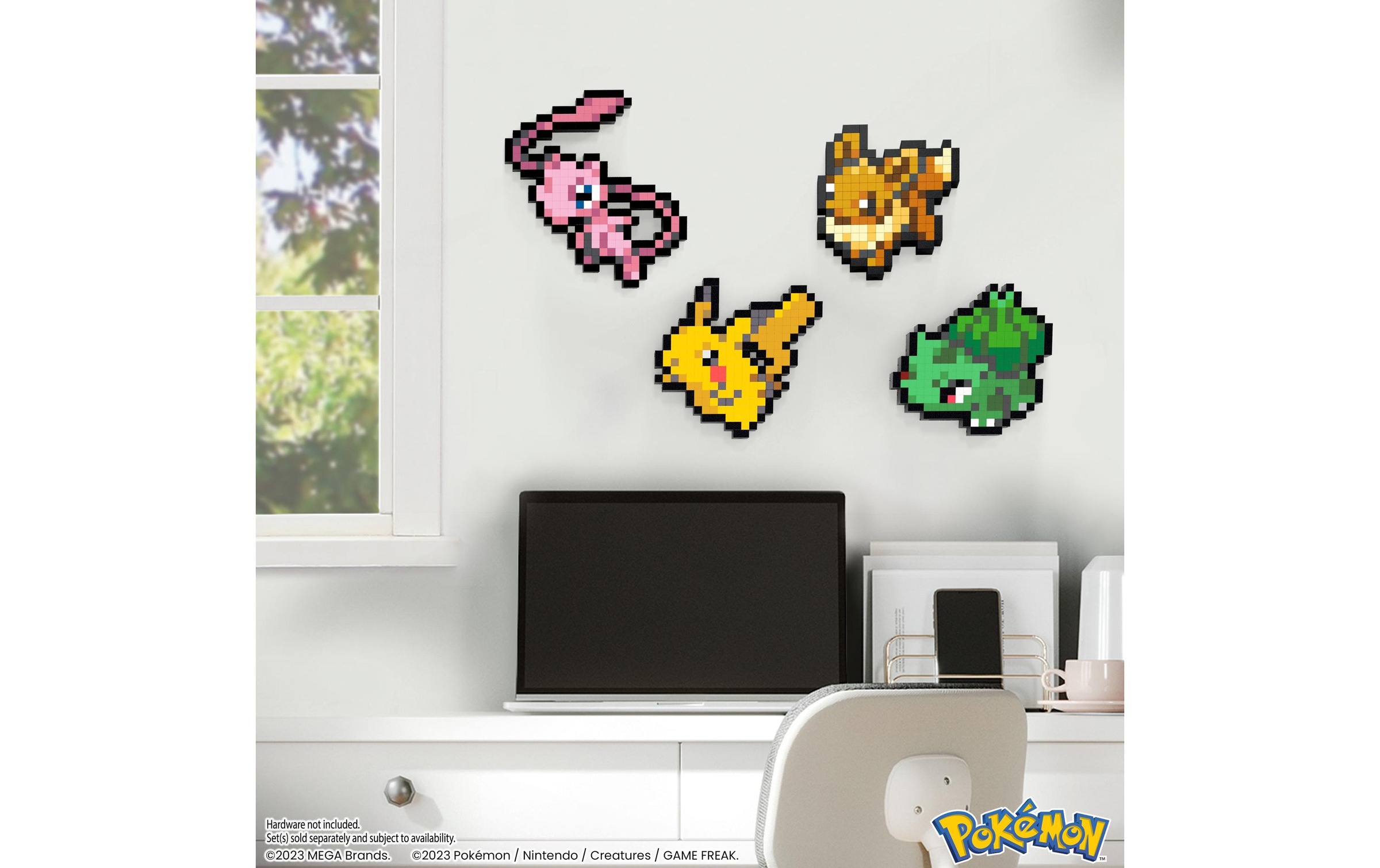 MEGA Briques de jeu »Pokémon Evoli Pixel Art«