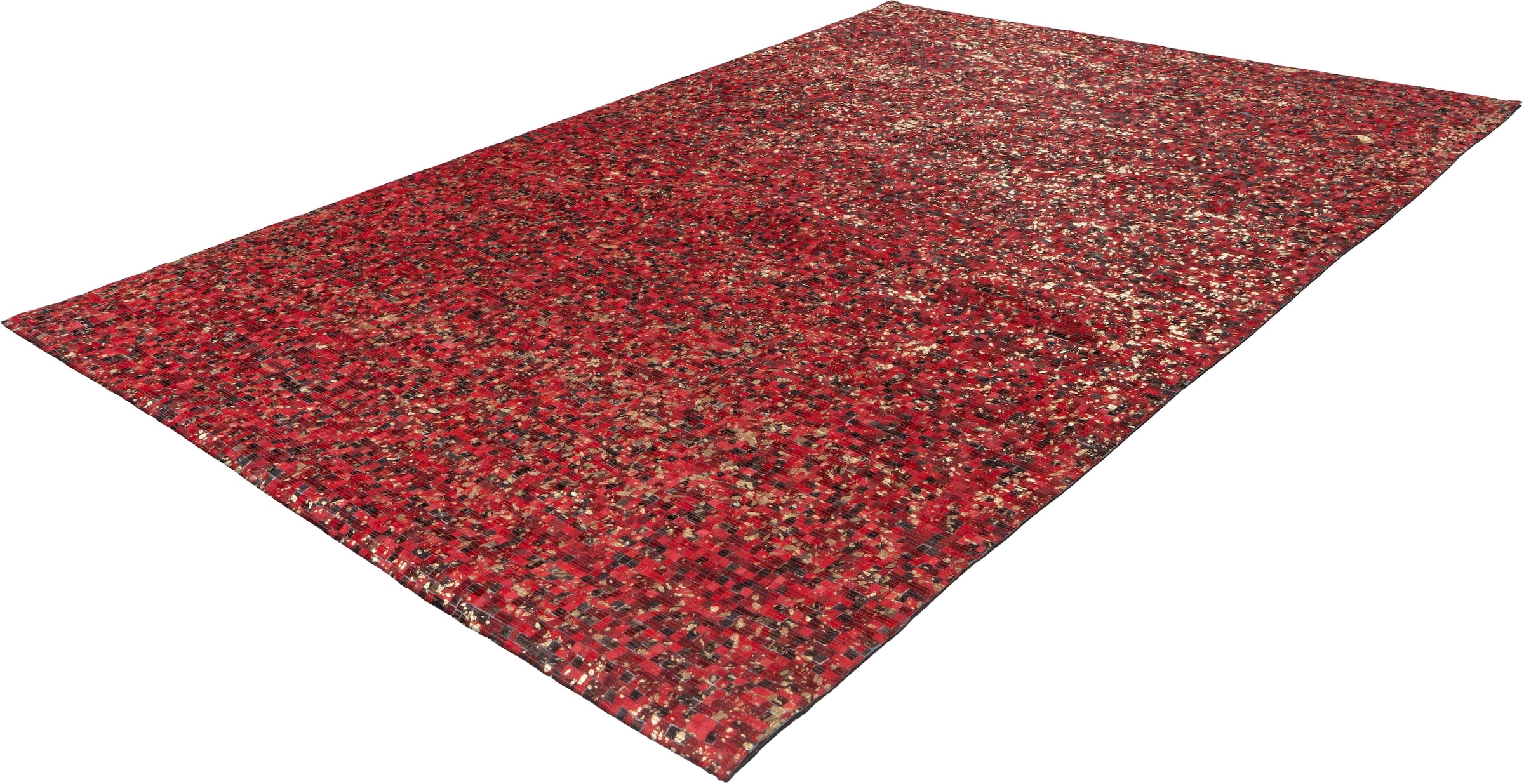 calo-deluxe Fellteppich »Vezzana 615«, rechteckig, 5 mm Höhe, echtes Rinderfell, Wohnzimmer