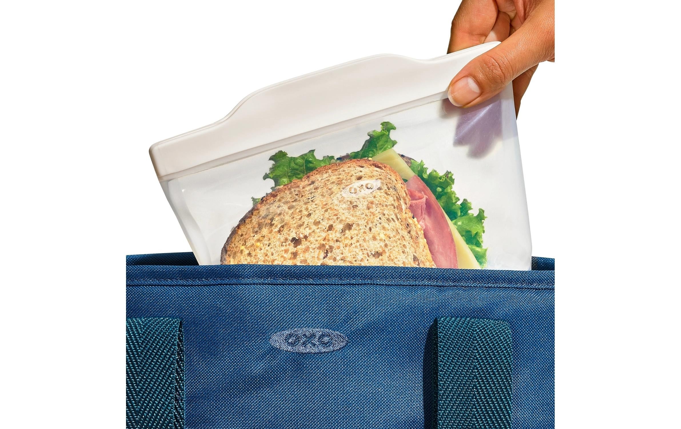 OXO Good Grips Sachet fraîcheur Silikon, wiederverwendbar, 1,8 L