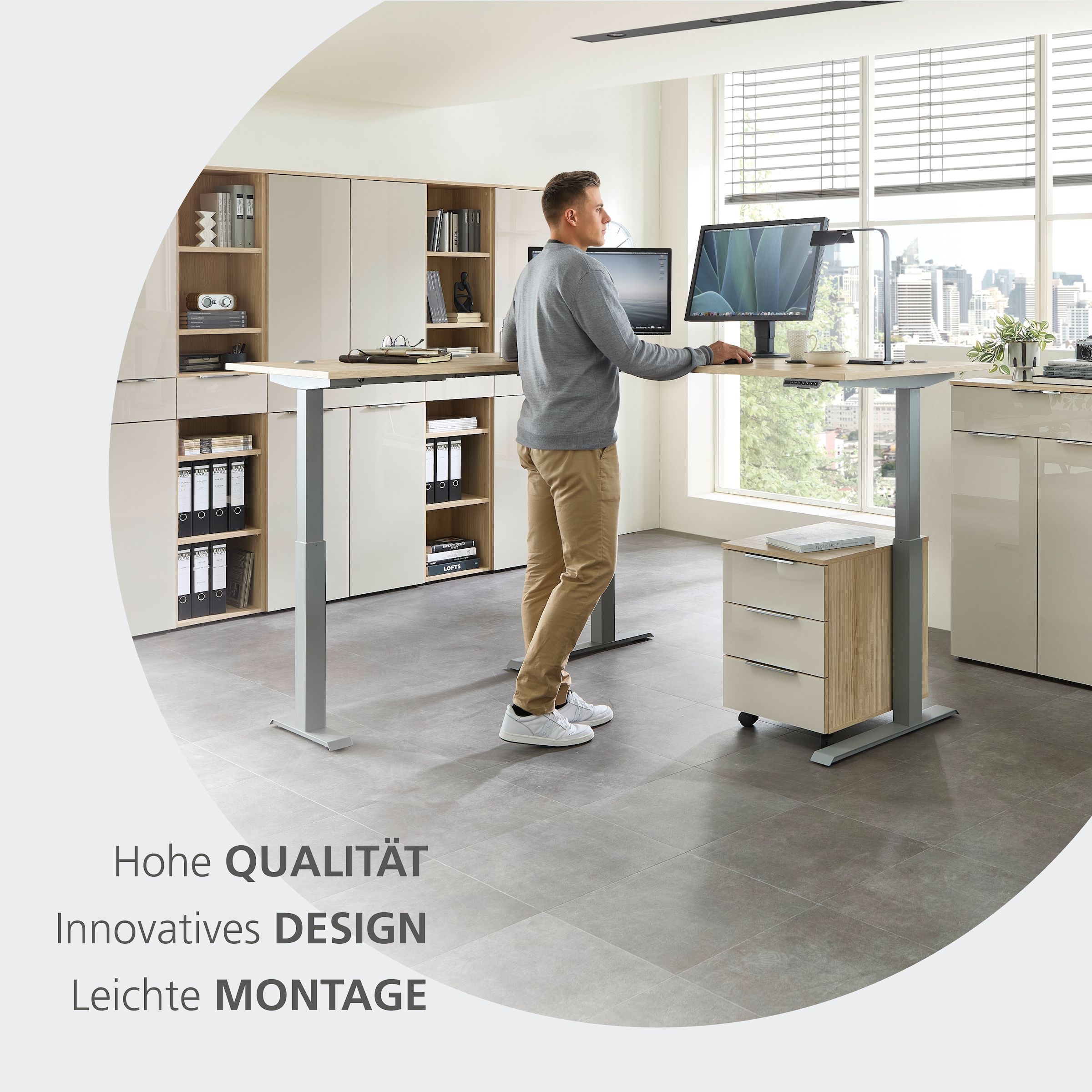 Innostyle Caisson à roulettes »Santorin« 1 cuis tlg. roulettes partiellement freinées