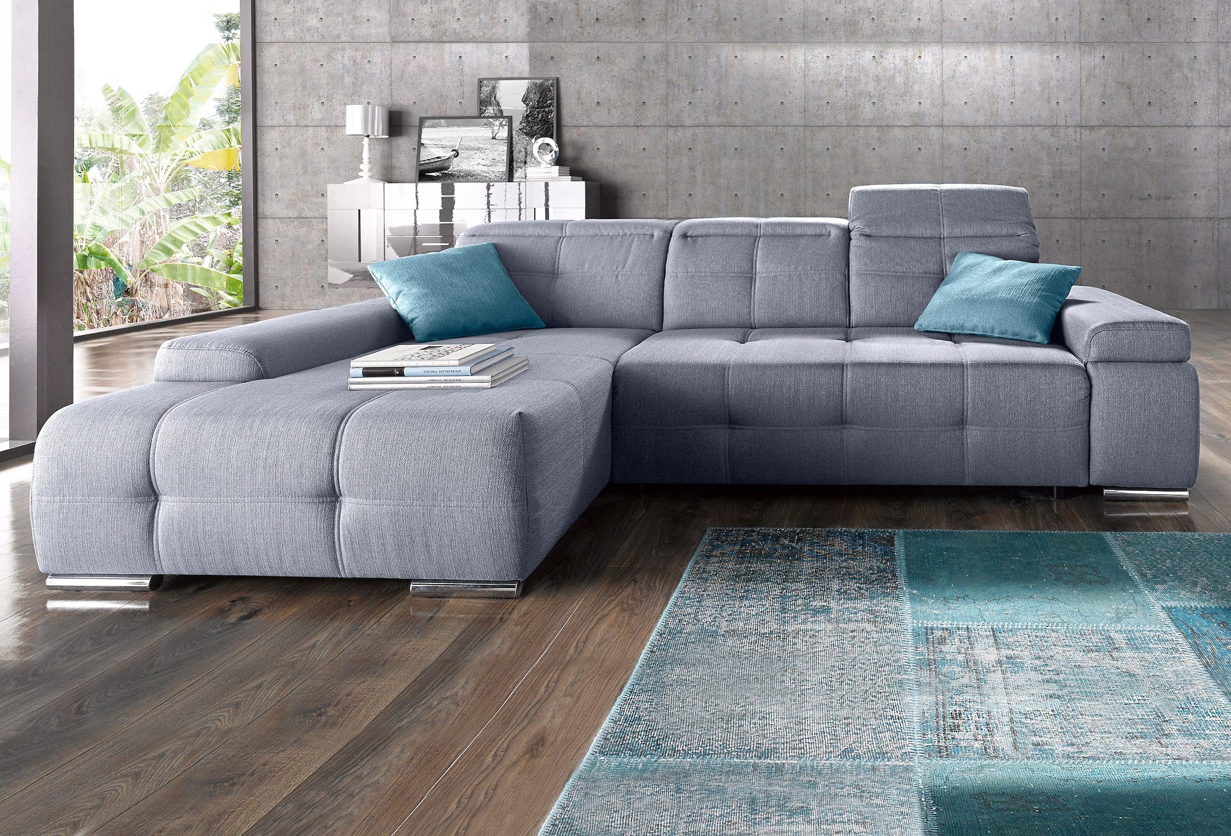 Ecksofa »Mistral L-Form«, wahlweise mit Bettfunktion