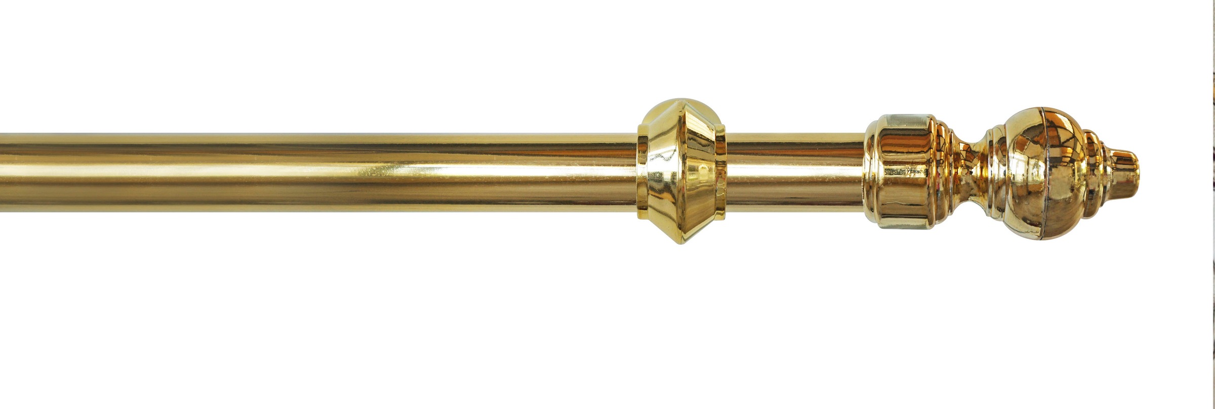 Image of GARESA Gardinenstange »STANDARD«, 1 läufig-läufig, Wunschmasslänge, Vorhanggarnitur, Kunststoff, einfache Montage, m. Stangenverbinder verlängerbar, Wandmontage, mit Ringe/2 Lauf Gleiter bei Ackermann Versand Schweiz