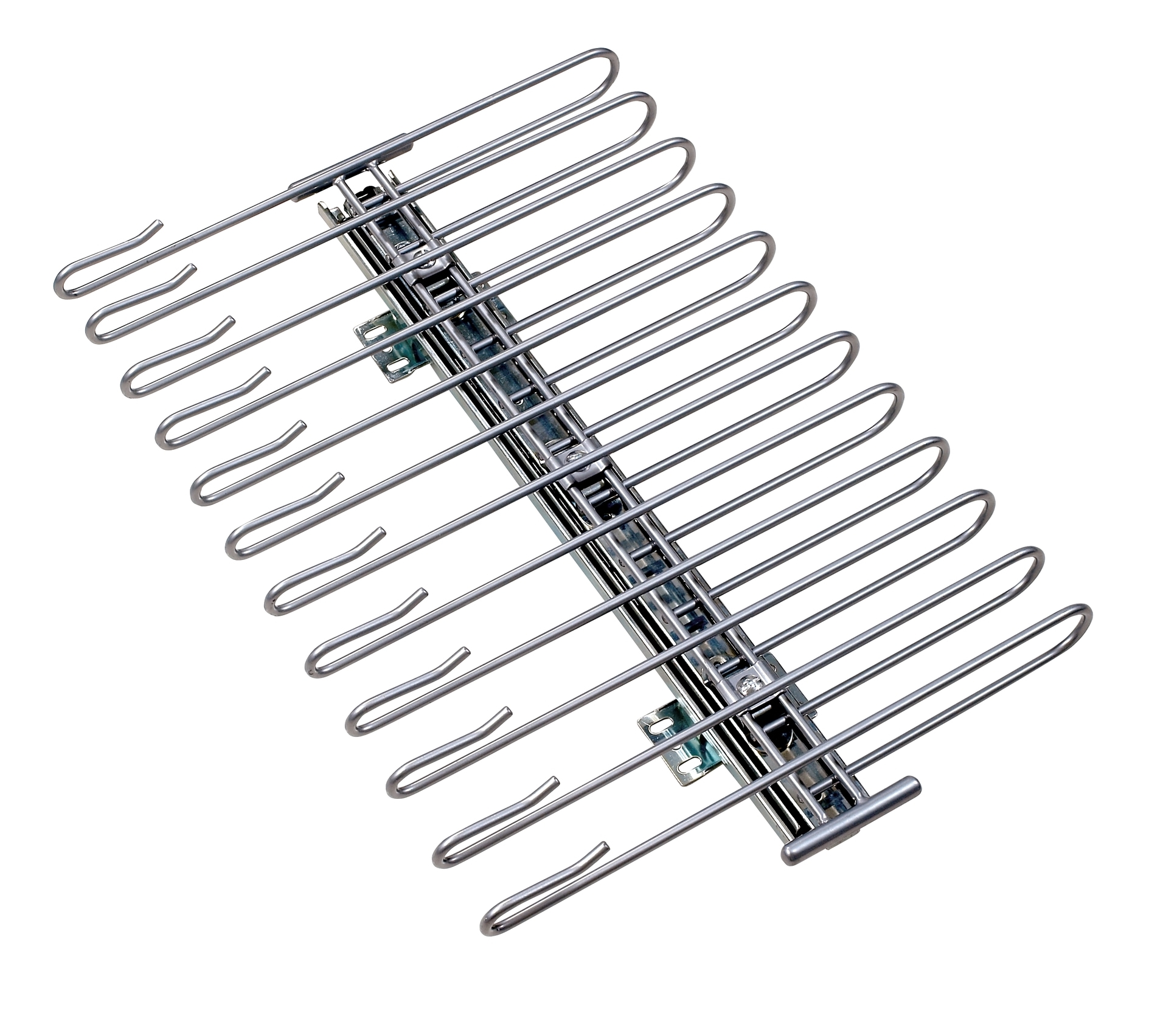 Image of WENKO Hosenauszug "Modell Universal" Schrankauszug für 12 Hosen, Hosenhalter für den Kleiderschrank