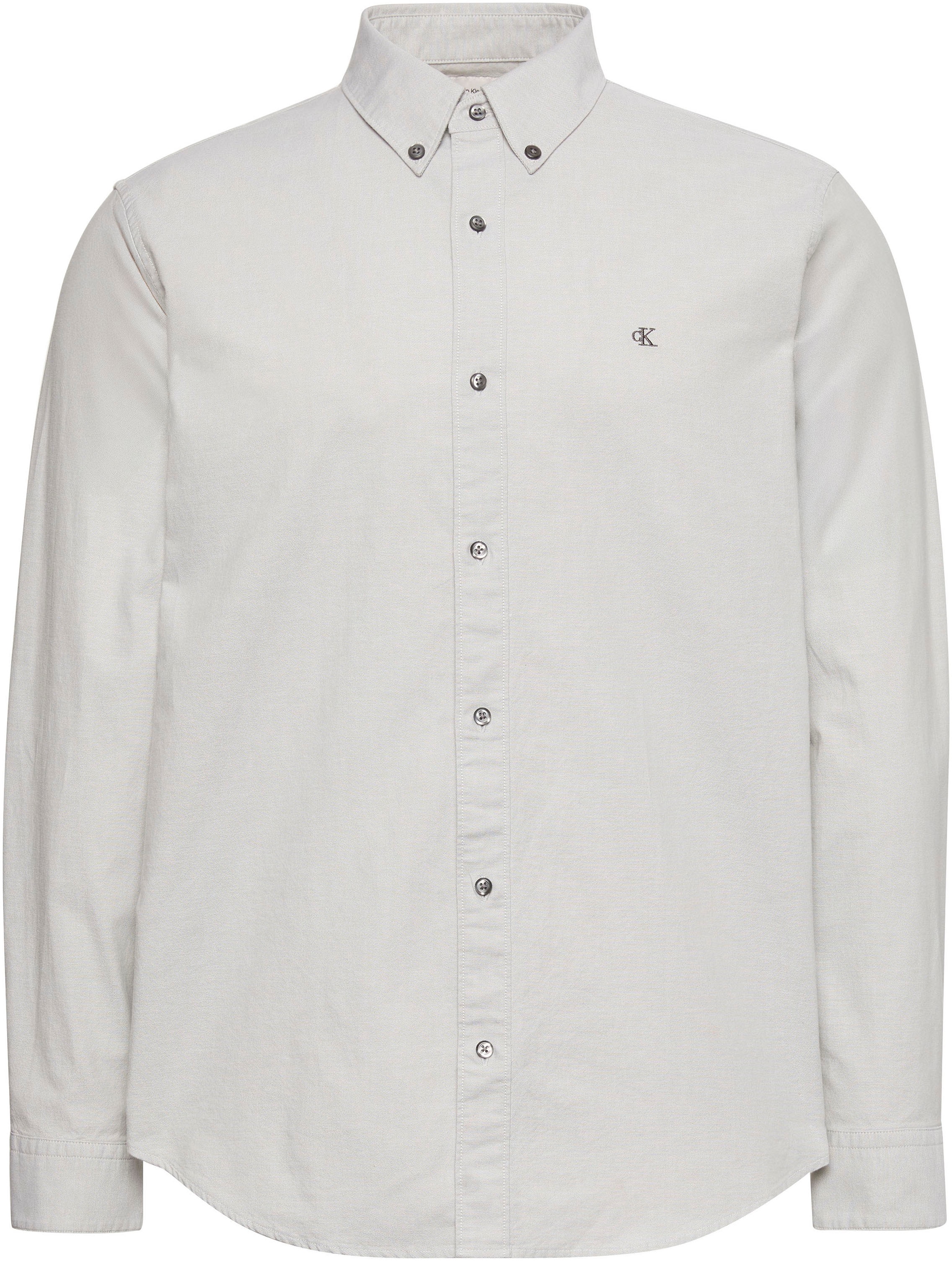 Calvin Klein Jeans Chemise à manches longues col boutonné, stretch coton