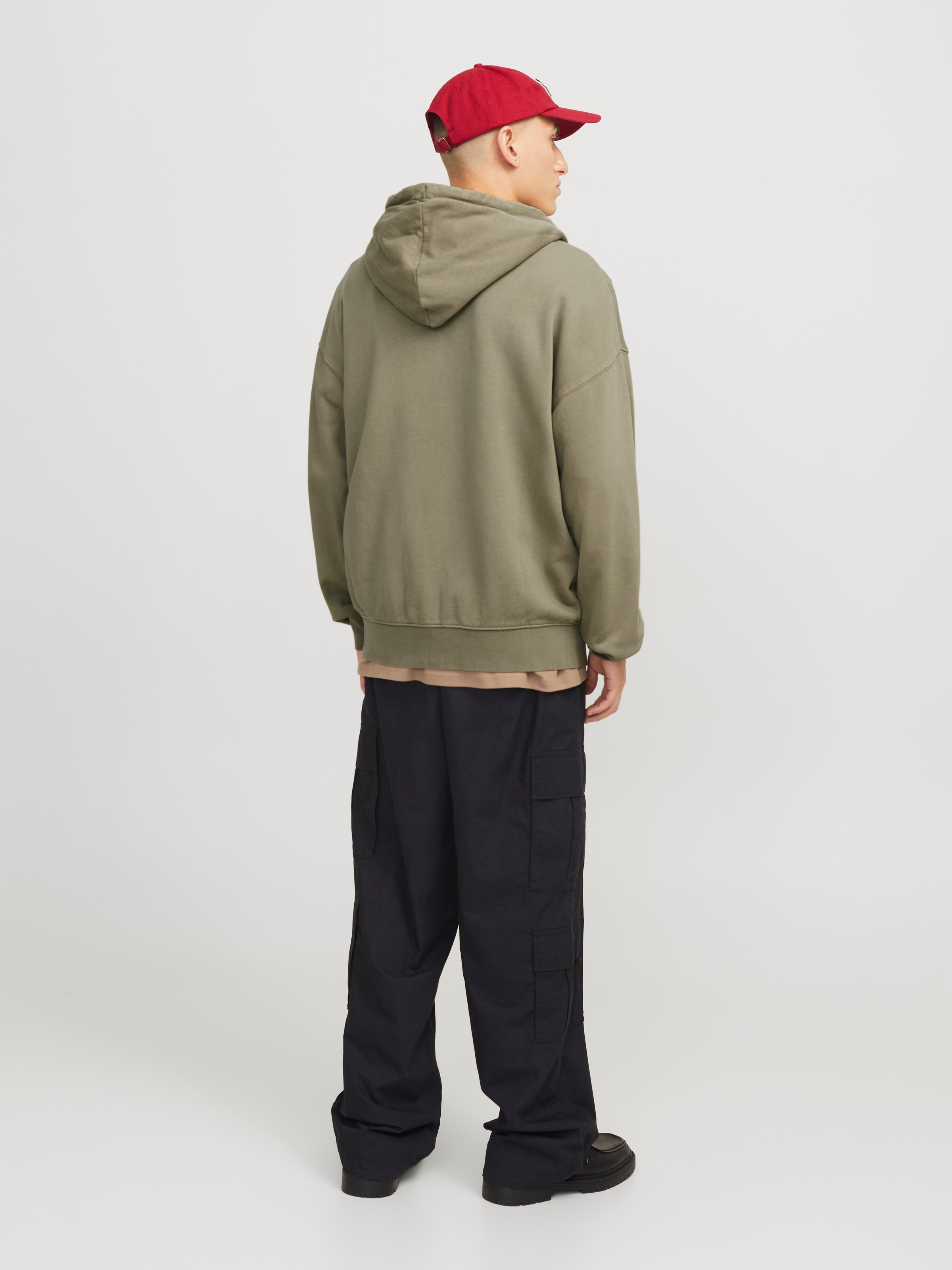Jack & Jones Kapuzensweatjacke »JJECHARGE FADED SWEAT ZIP HOOD NOOS«, mit Kapuze