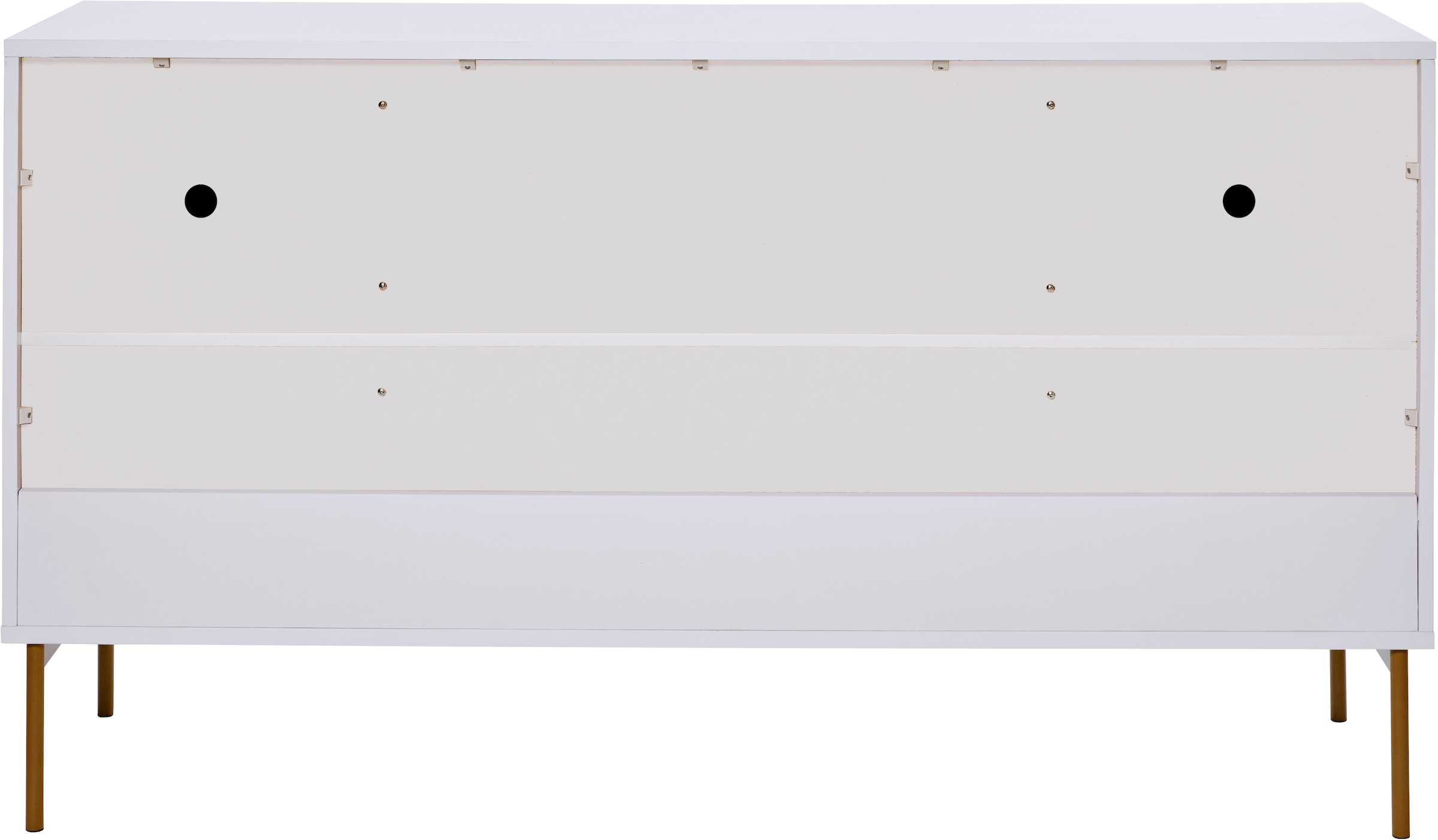 Jahnke Sideboard »CARVE SB 150« 1 Stk. tlg. Sideboard, raffiniertes Design, edler Gold-Look, Breite 150 cm