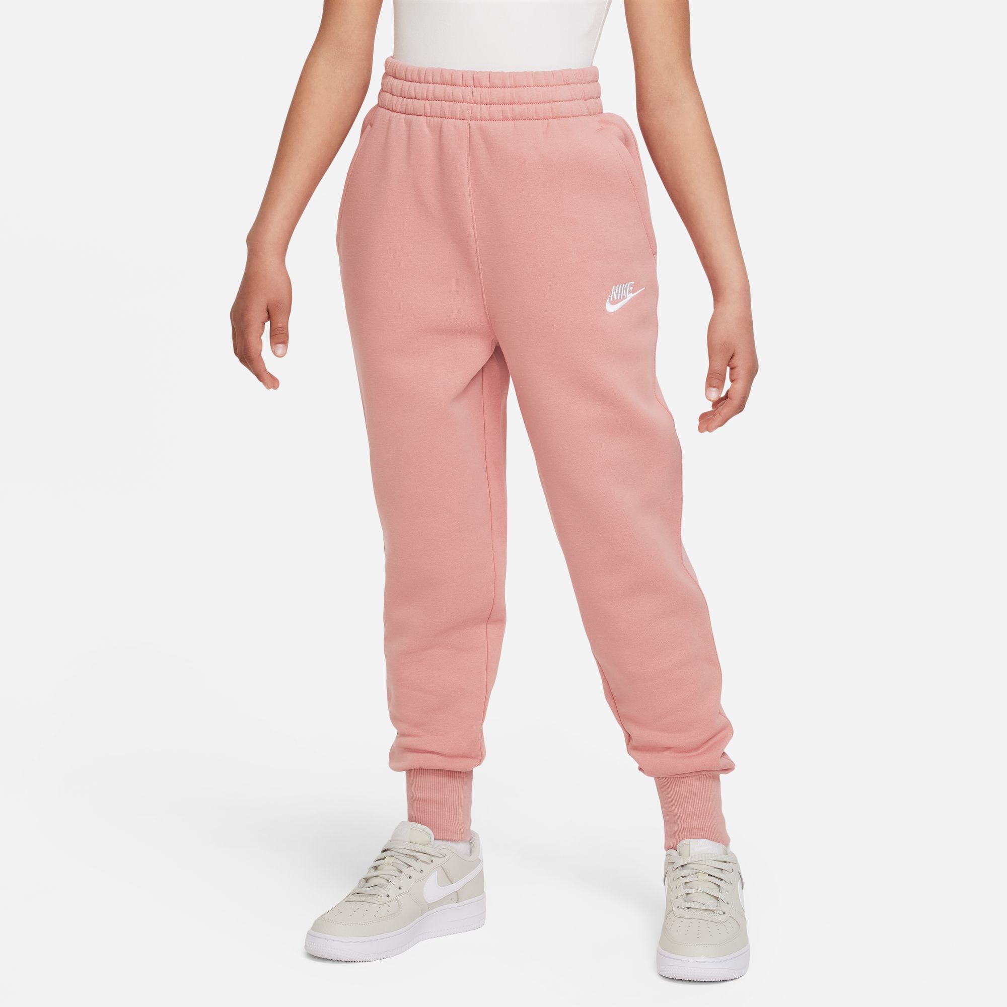 Entdecke Nike Sportswear Jogginghose »CLUB FLEECE BIG KIDS' (GIRLS')  HIGH-WAISTED FITTED PANTS« auf