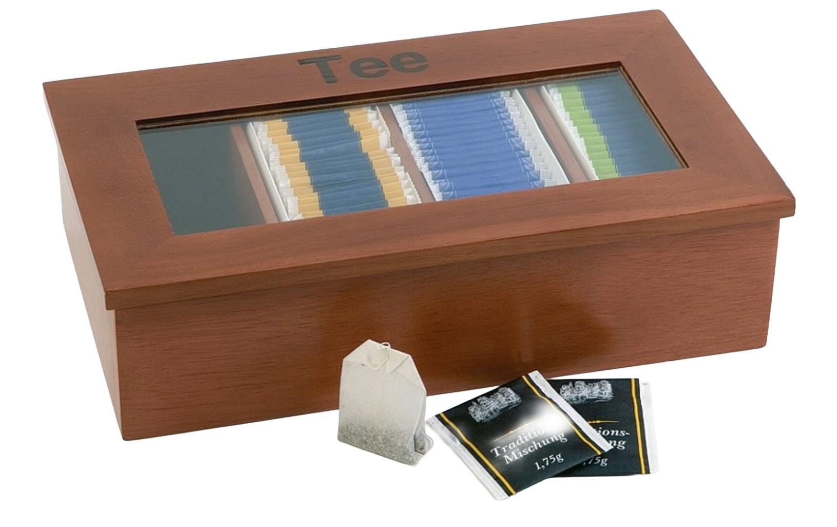 APS Teebox 11574 Holz rotbraun (11574)