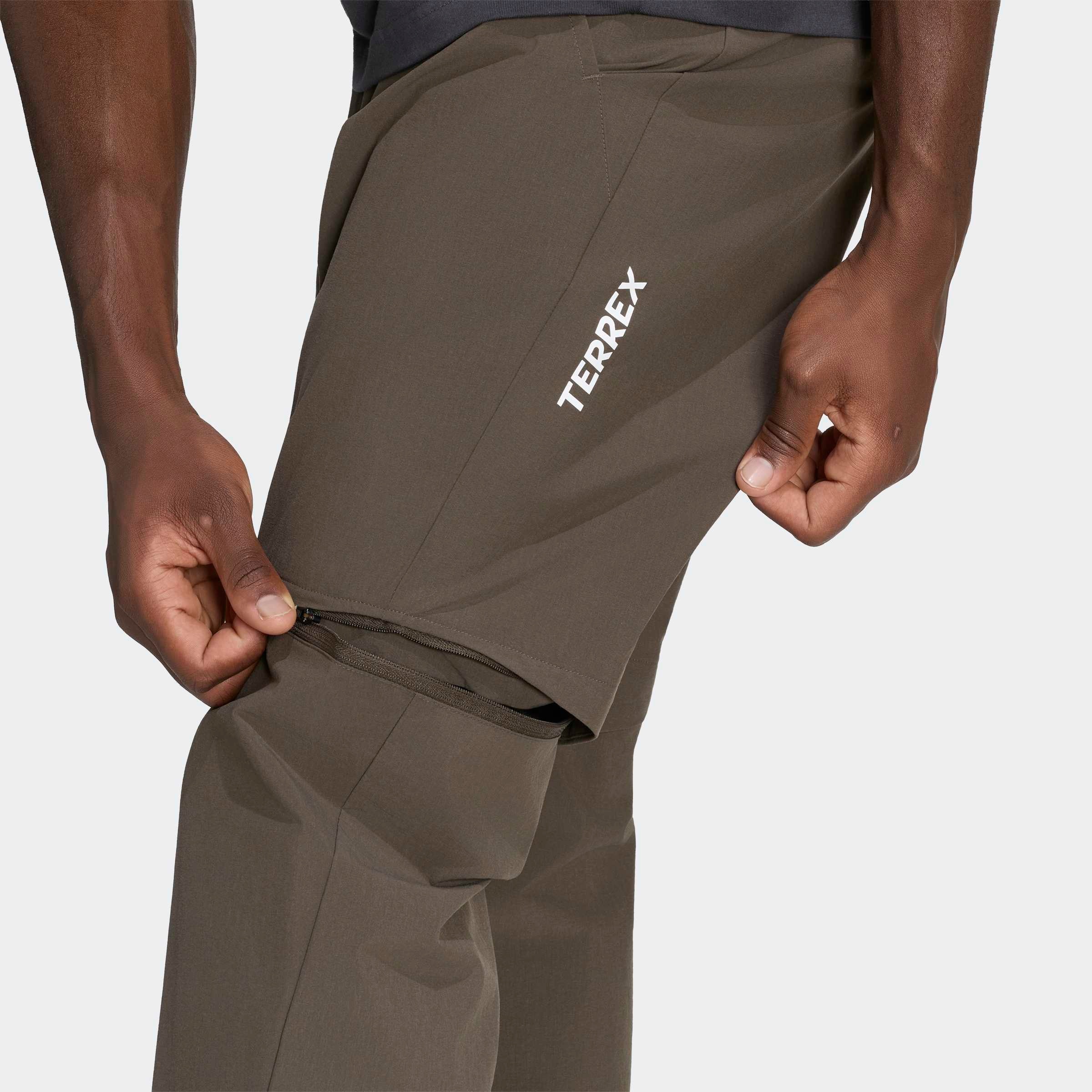 adidas TERREX Pantalon de plein air »MULTI ZIP OFF TRACKSUIT BOTTOMS«  style sportif, avec fermeture éclair, en polyamide et élasthanne