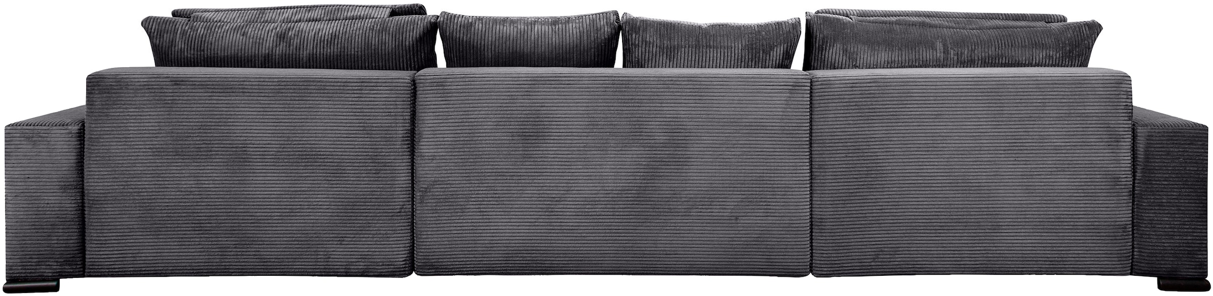 COLLECTION AB Wohnlandschaft »XXXL-Josy Relax U-Form Breite 352 cm, mit 2 gleich grossen Recamieren«, inkl. Bettfunktion, Bettkasten, mit 4 Rückenkissen in zwei Grössen