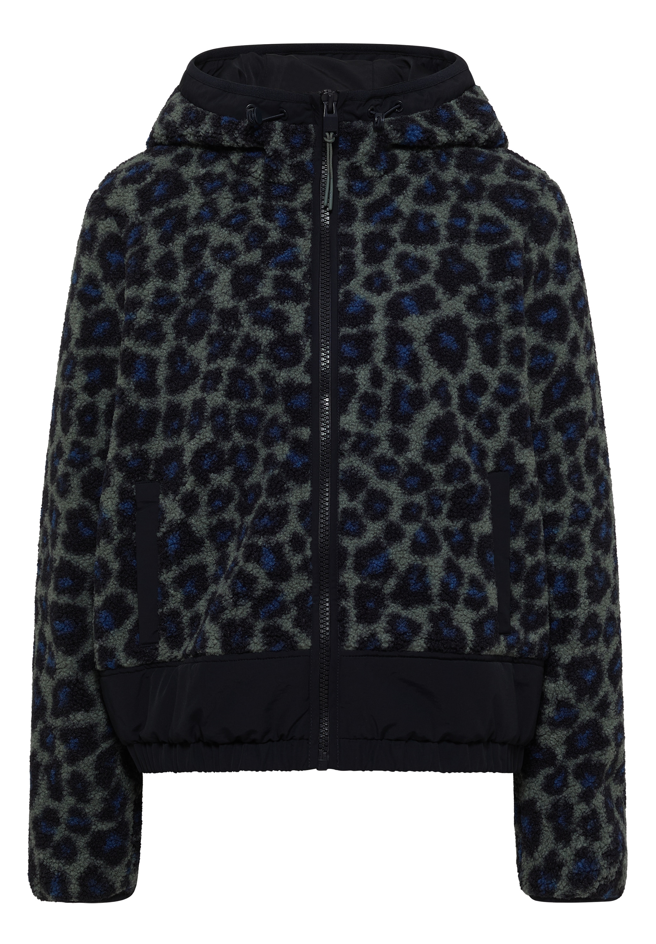 Cecil Fellimitatjacke mit Kapuze mit Softshell-Details und Kapuze