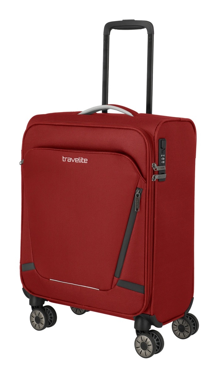 travelite Trolley pour bagages à main »JETPACK Multi Light 4 Cabin, konzipiert für Condor & Ryanair« 37 litre 4 Rollen Valise souple cabine pour la plupart des compagnies aériennes courantes