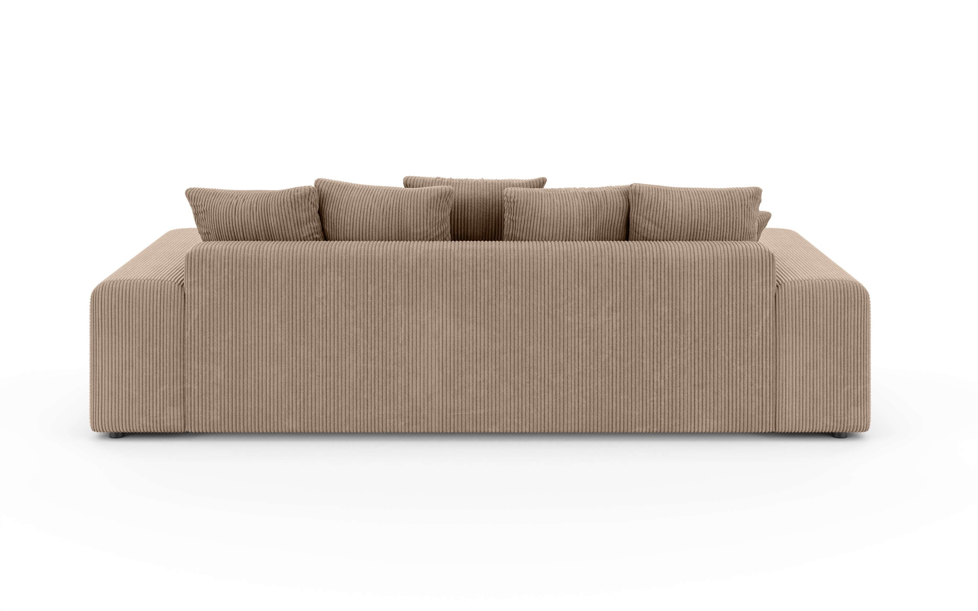 Home affaire Big-Sofa »LAKESIDE 3-Sitzer Schlafsofa mit Bettkasten, Breite 256,5 cm« Liegefläche 168,5x195 cm, hoher Sitzkomfort, Masse B/T/H: 256/122/82cm