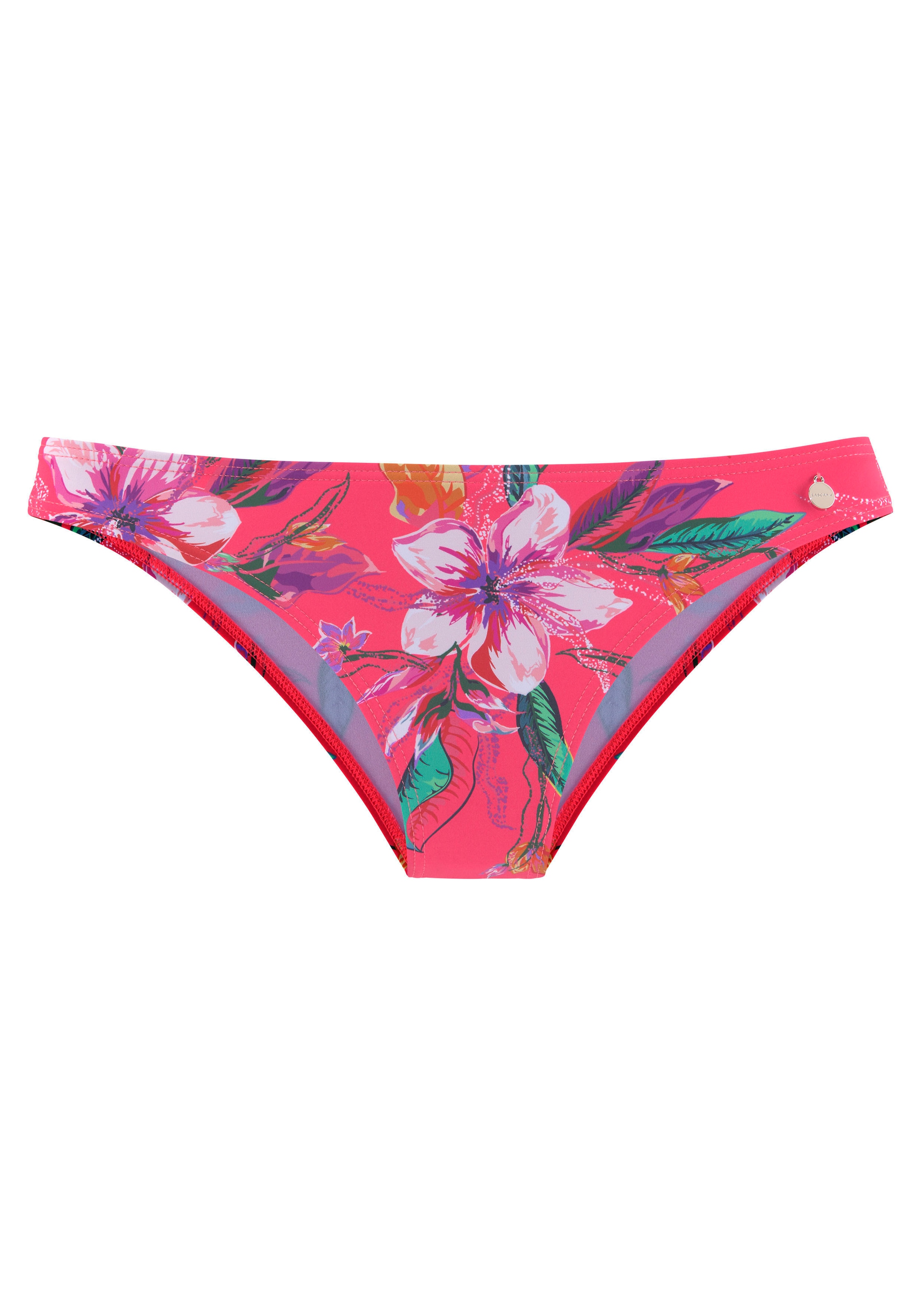LASCANA Bikini-Hose »Malia«, in knapper Brasilien-Form mit tropischem Print