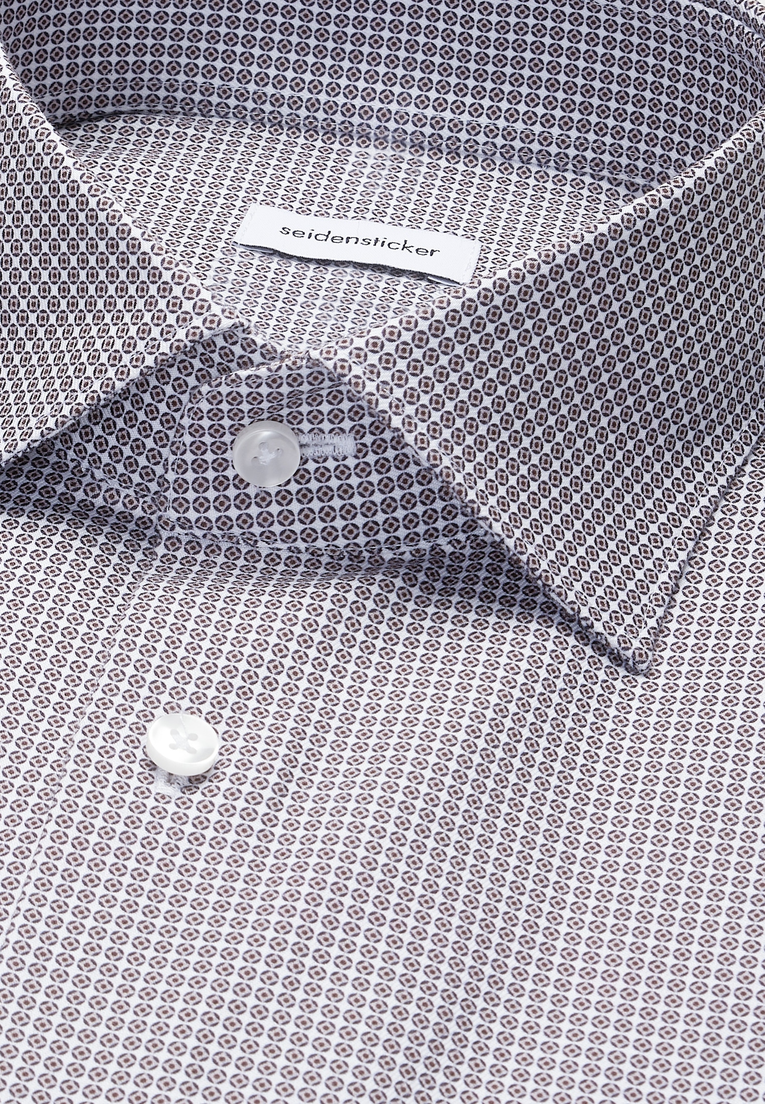 seidensticker Chemise d'affaires »Schwarze Rose« Shaped 1/2 Kentkragen Druck
