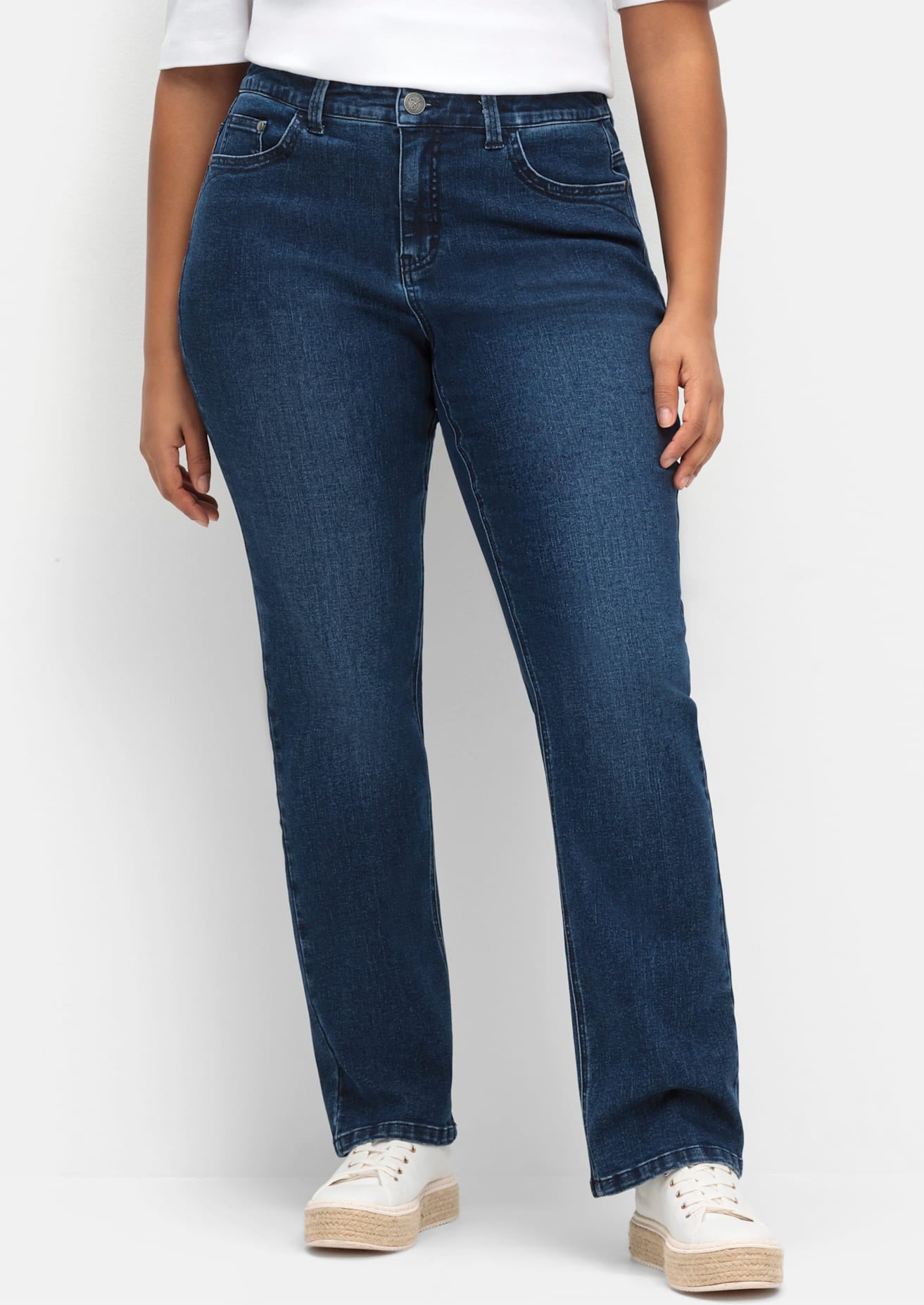 Sheego Bequeme Jeans, (1 tlg.)
