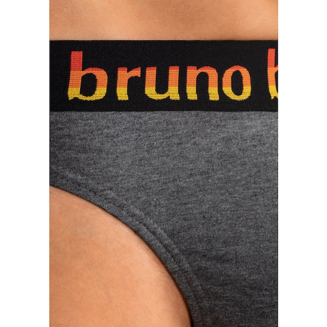 Bruno Banani String, (Packung, 5 St.), mit Streifen Logo Webbund  versandkostenfrei auf