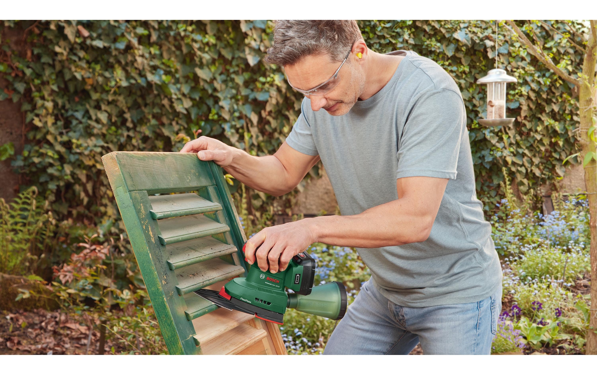 BOSCH Akku-Multischleifer »UniversalSander 18V-10 - solo« ohne Akku und Ladegerät