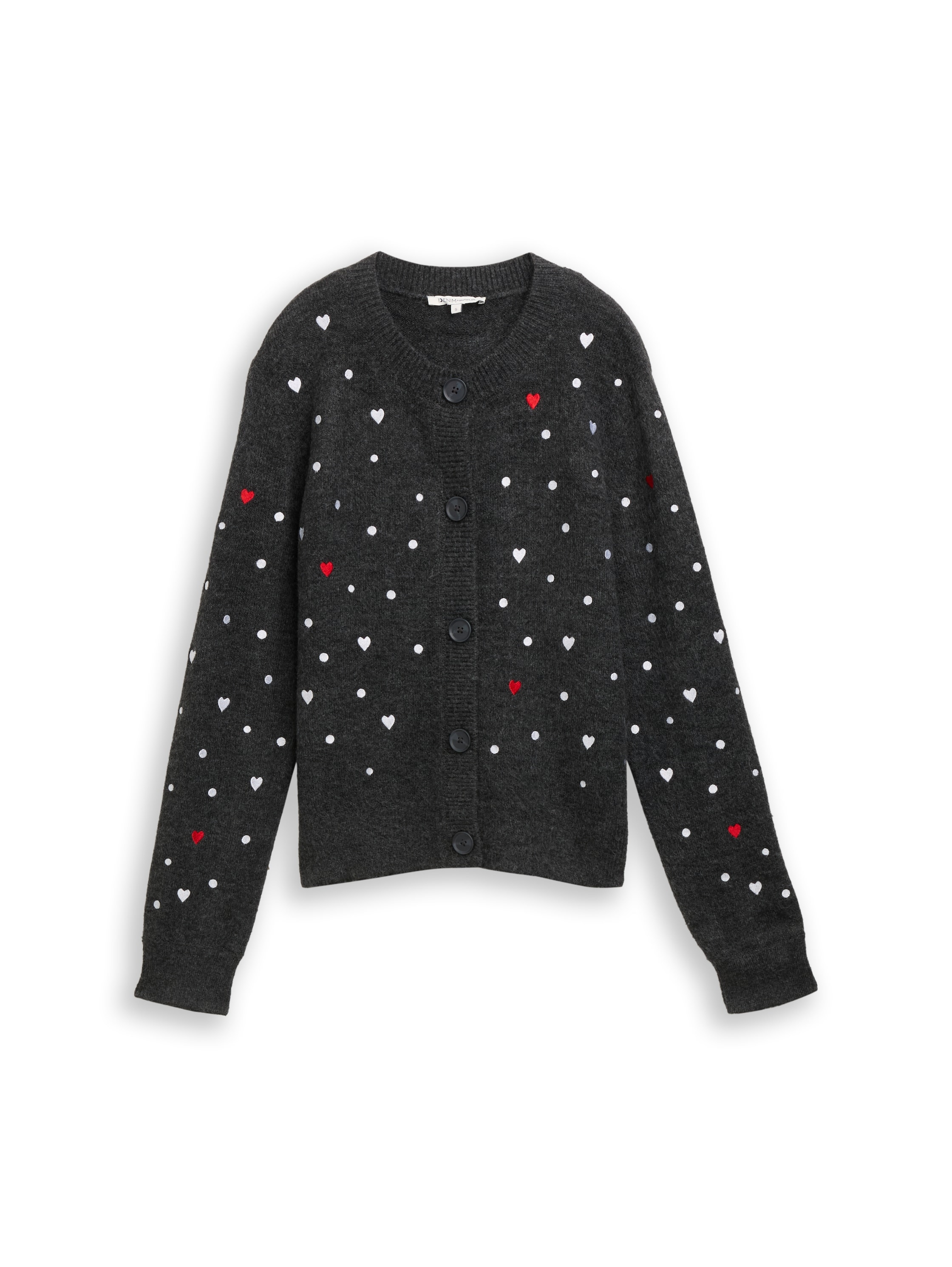 TOM TAILOR Denim Cardigan mit Stickereien