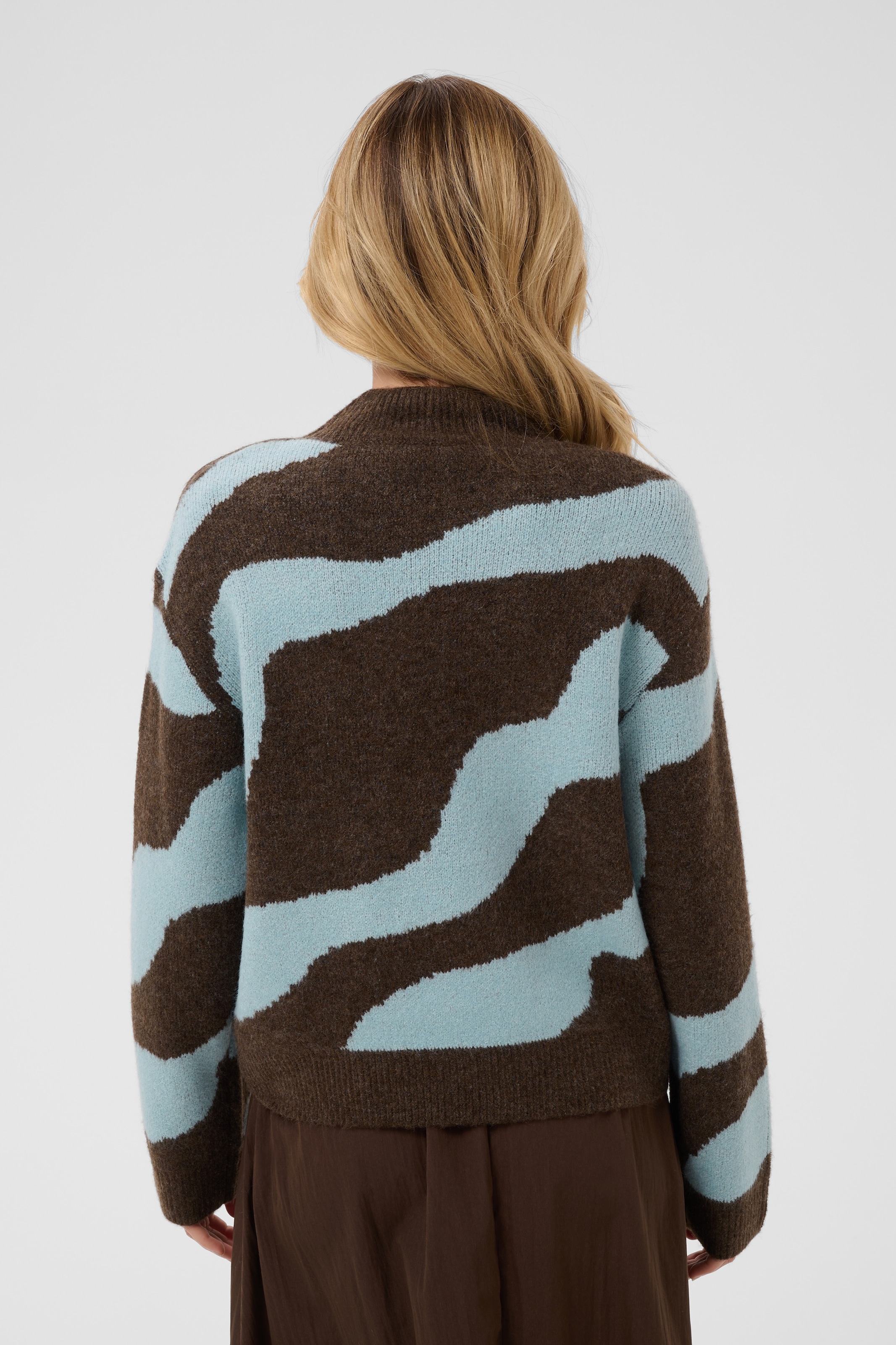 Saint Tropez Rollkragenpullover »MallieSZ Pullover« Materialmix, Regular fit