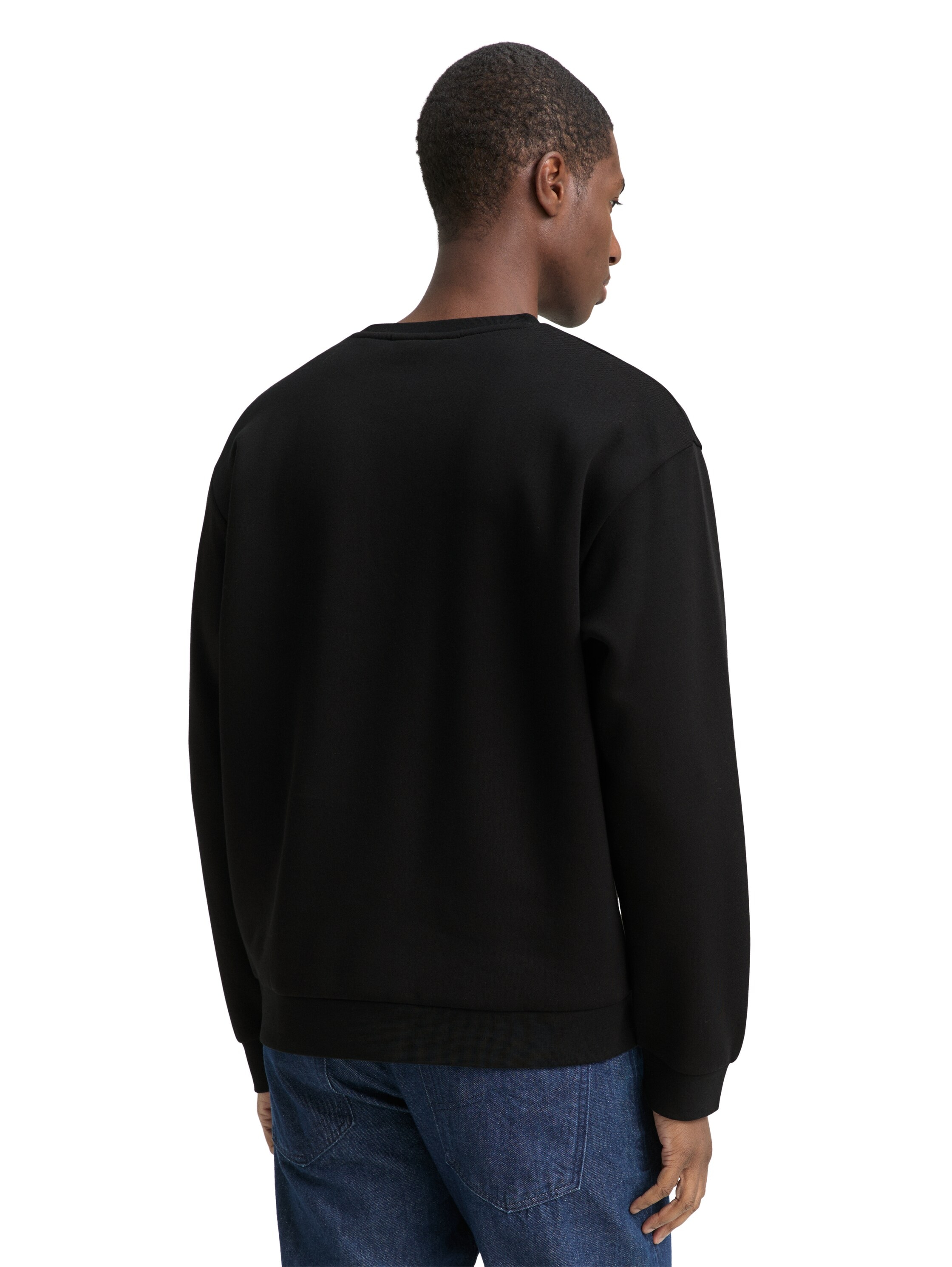 TOM TAILOR Denim Sweatshirt mit Logo Stickerei