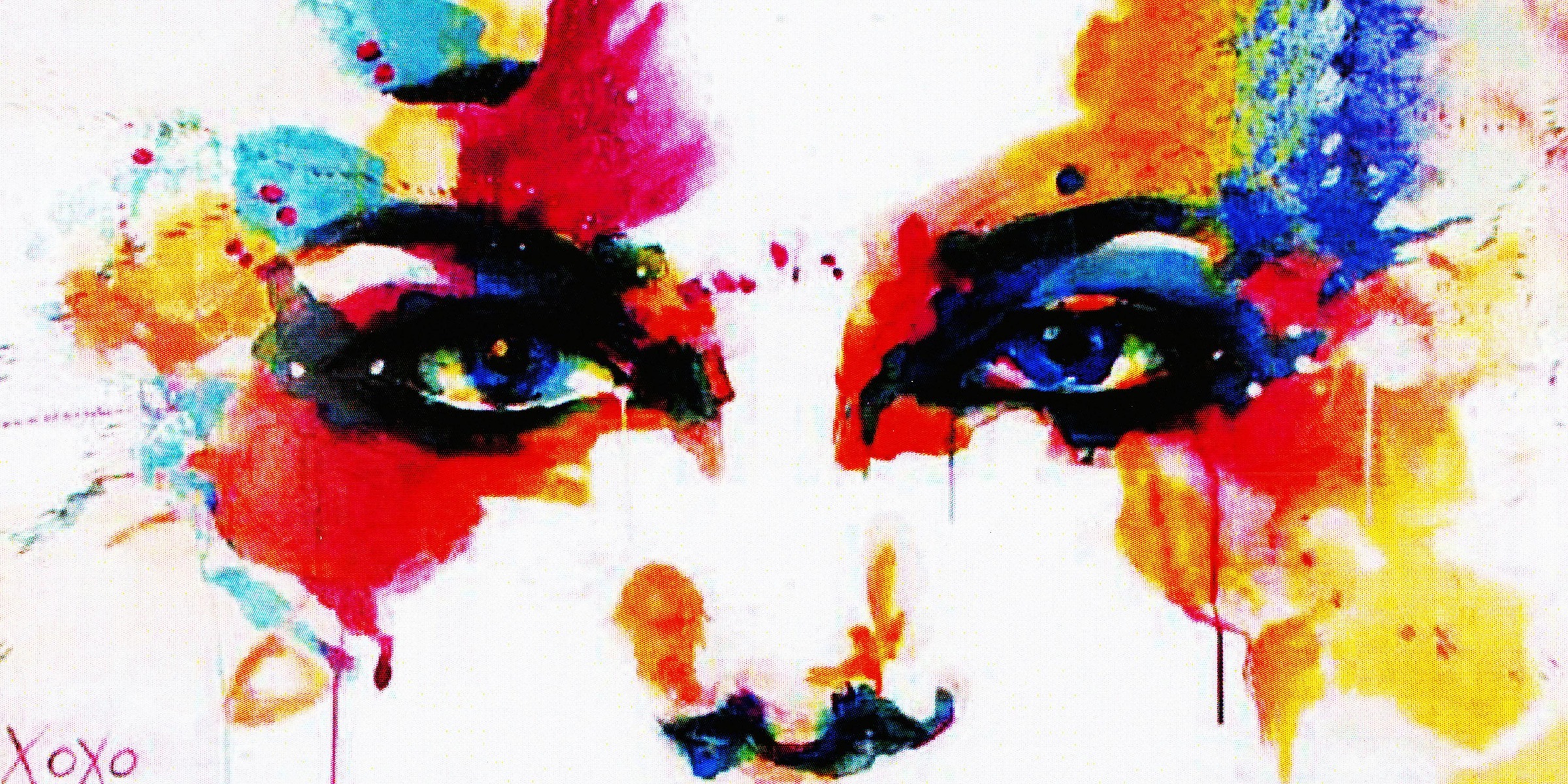 Image of my home Gemälde »XOXO / Colourful Face«, (100/3,5/50 cm) bei Ackermann Versand Schweiz