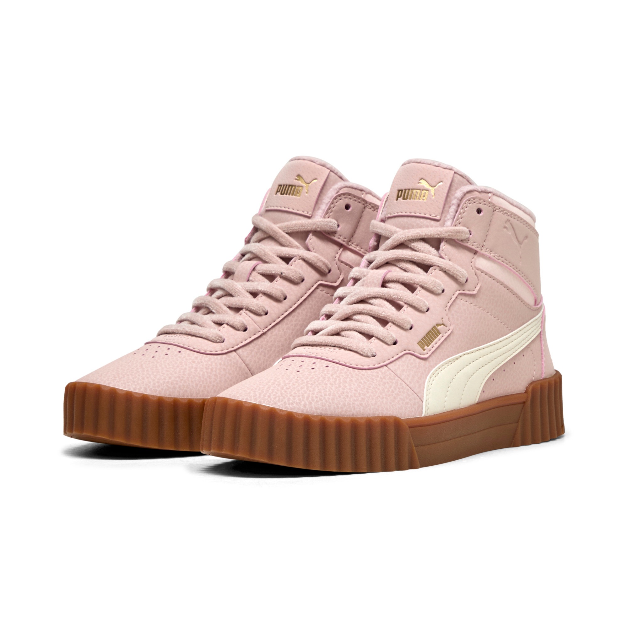 Image of PUMA Sneaker "CARINA 30 MID WTR" für sportliche Looks im Alltag, atmungsaktives Textil-Innenmaterial