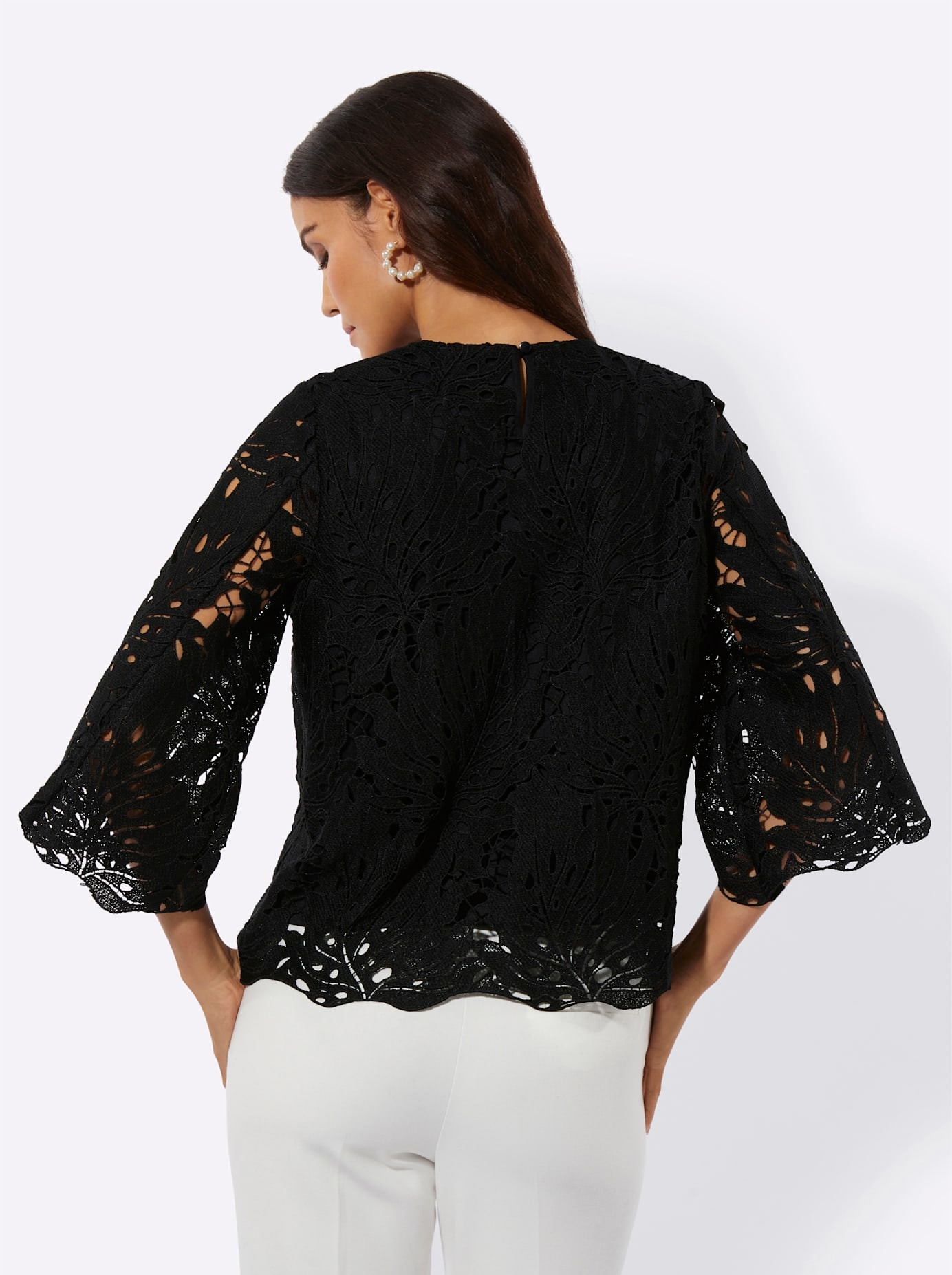 creation L Blouse en dentelle