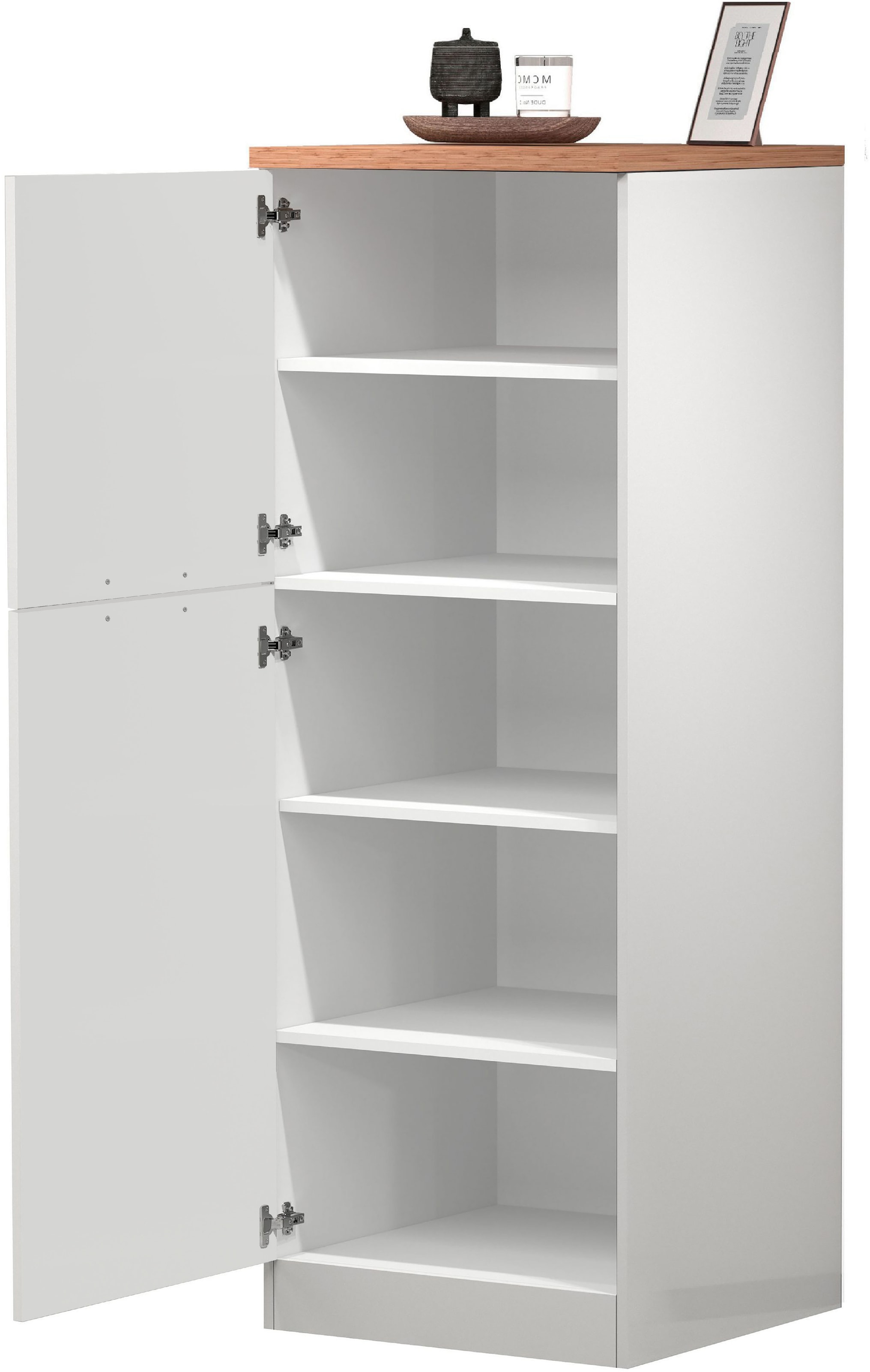 KOCHSTATION Armoire à provisions »KS-Sole,Hauswirtschaftsschrank,Stauschrank,Küchenschrank« Breite/Höhe 60/165 cm, 5 Fächer