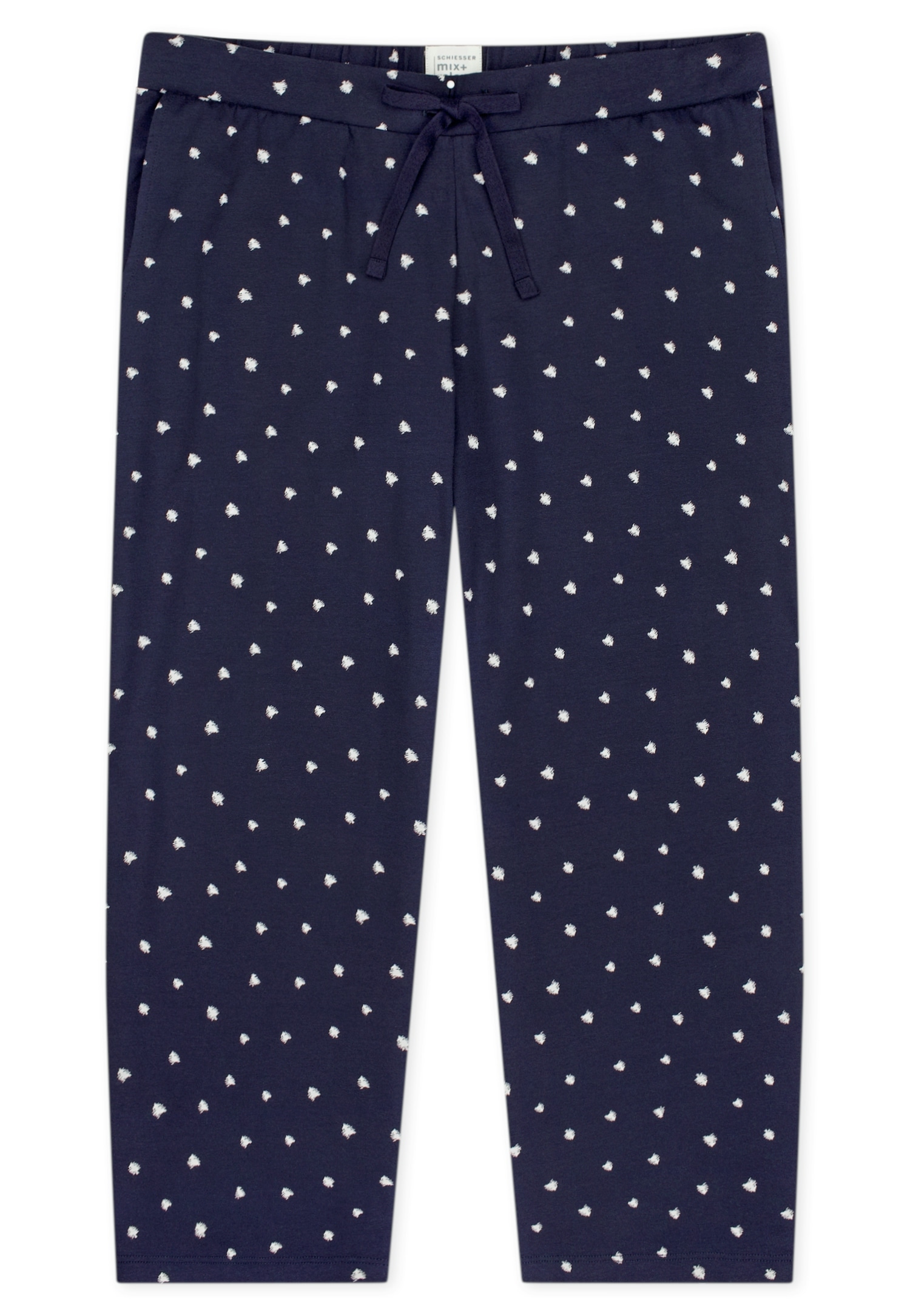 Schiesser Pantalon 3/4 »Mix + Relax«  mélange coton, taille élastique, cordon de serrage, poches latérales