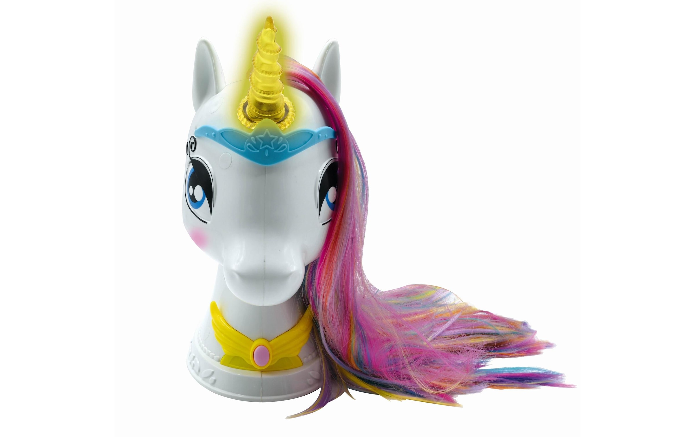 Lexibook® Spielwelt »Einhorn Frisierkopf mit Musik und Zubehör«
