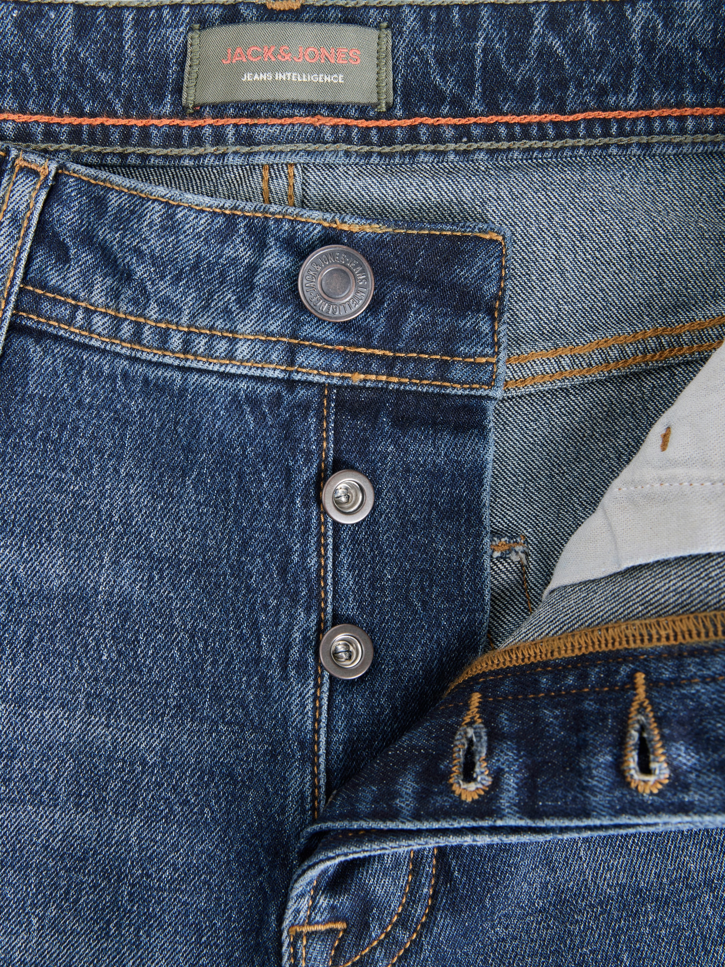 Jack & Jones Jeans taille basse »JJIMIKE JJORIGINAL CJ SN« mit Five-Pocket-Design