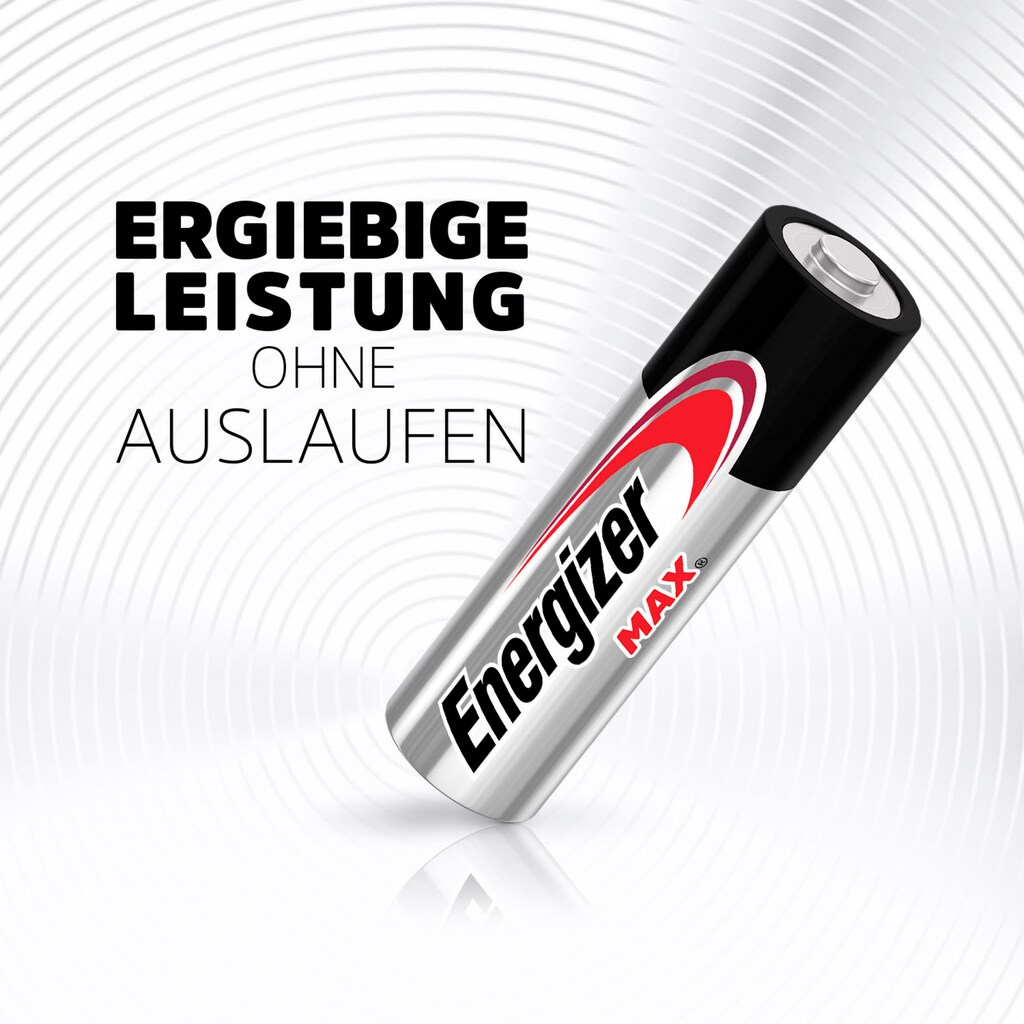 Energizer Batterie »24+8 Stück Max Promotionware Mignon (AA)«, LR6, (32 St.)