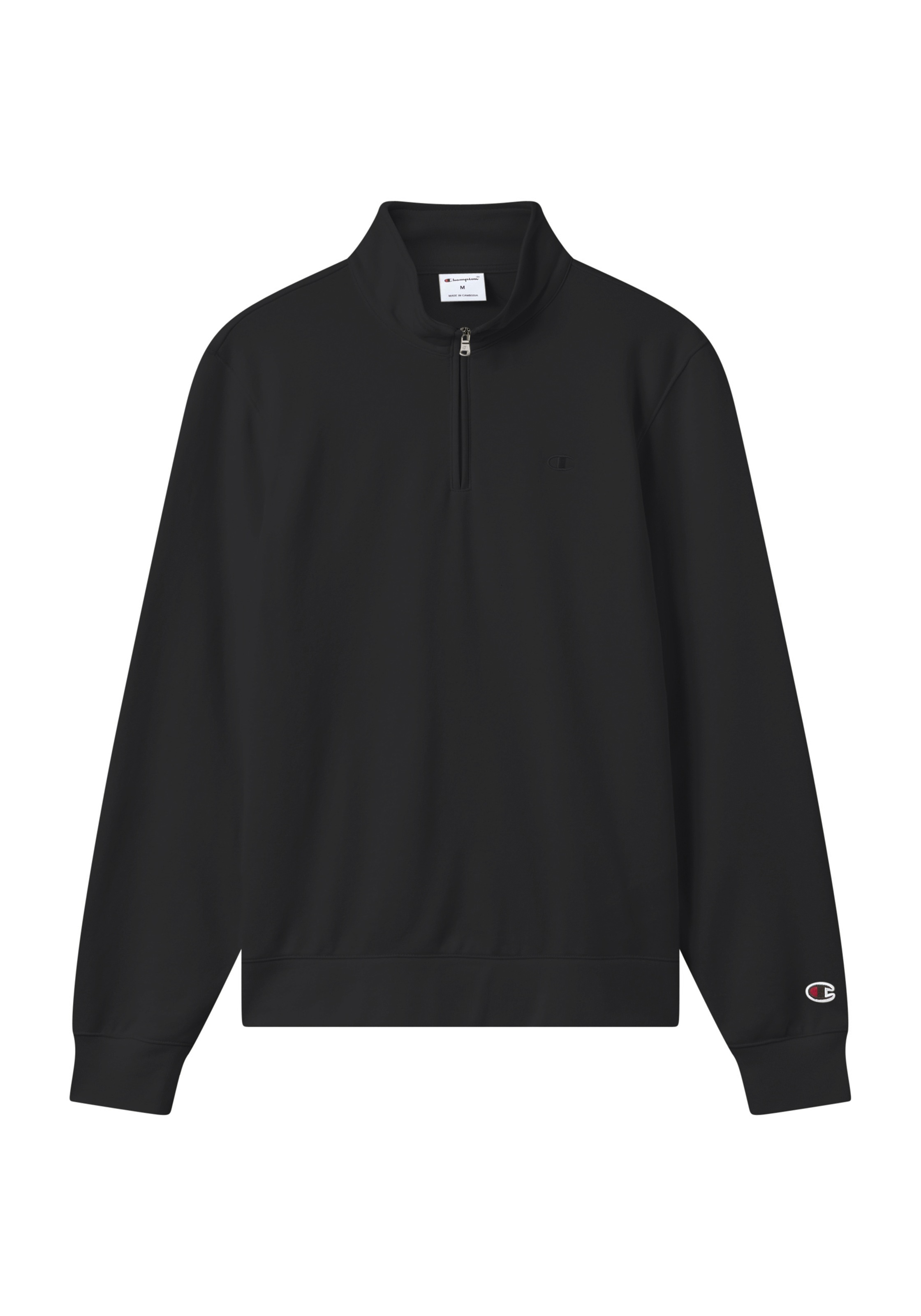 Champion Sweat-shirt »ICONS TONAL Half Zip Sweatshirt«, Avec fermeture éclair mi-longue, en coton et polyester, longueur normale
