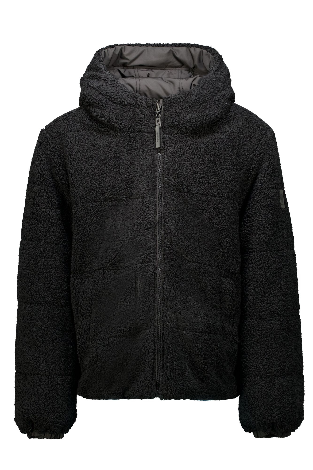 Garcia Veste d'extérieur avec capuche avec fourrure teddy pour garçons