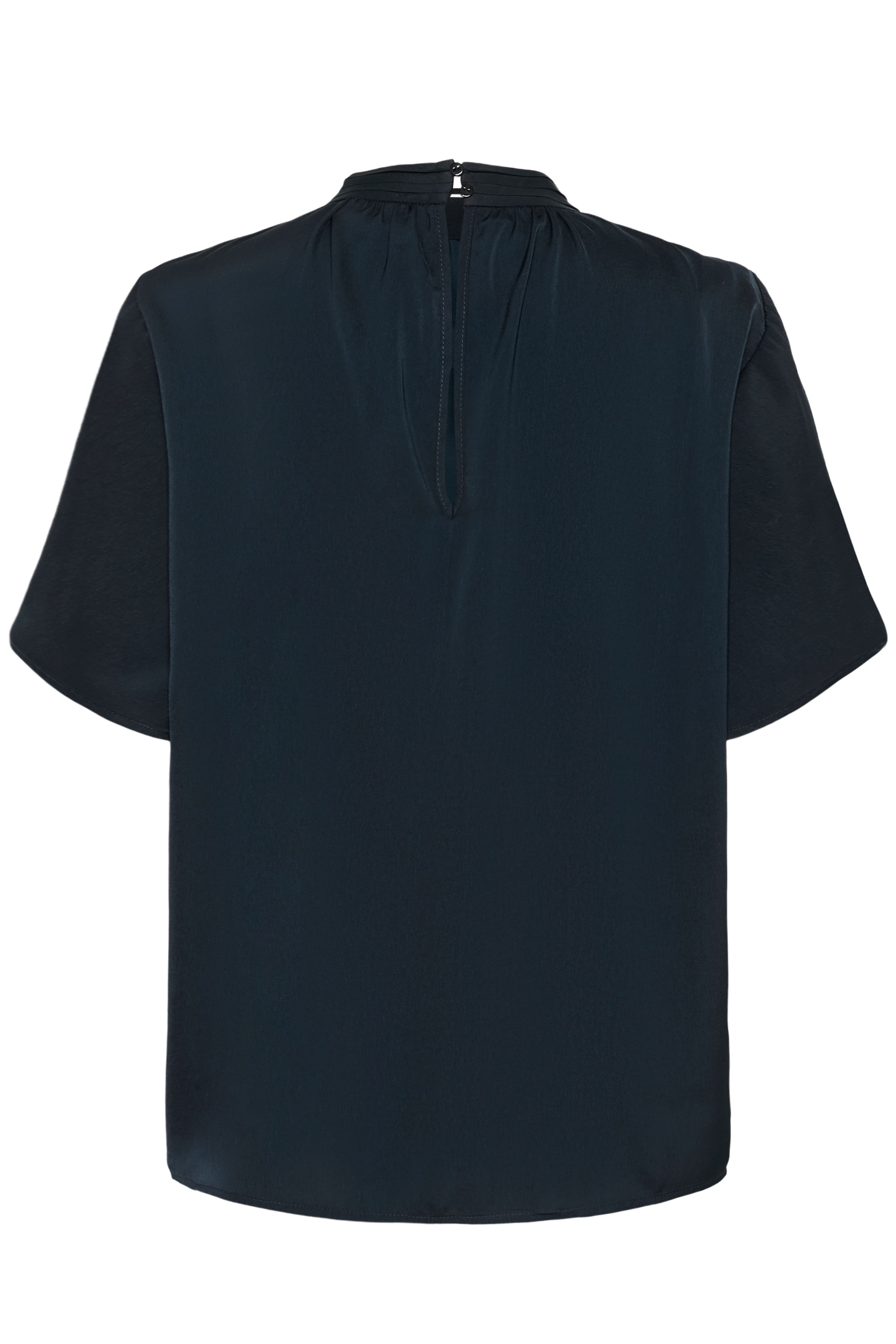 Saint Tropez Blouse à manches courtes »AileenSZ Flared Blouse« Kunstfaser, Regular fit
