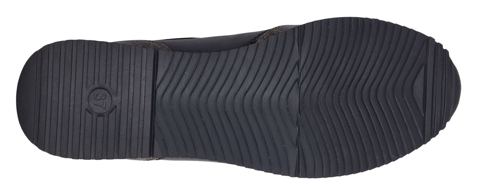 MARCO TOZZI Sneaker, mit seitlichem Reissverschluss, Freizeitschuh, Halbschuh, Schnürschuh