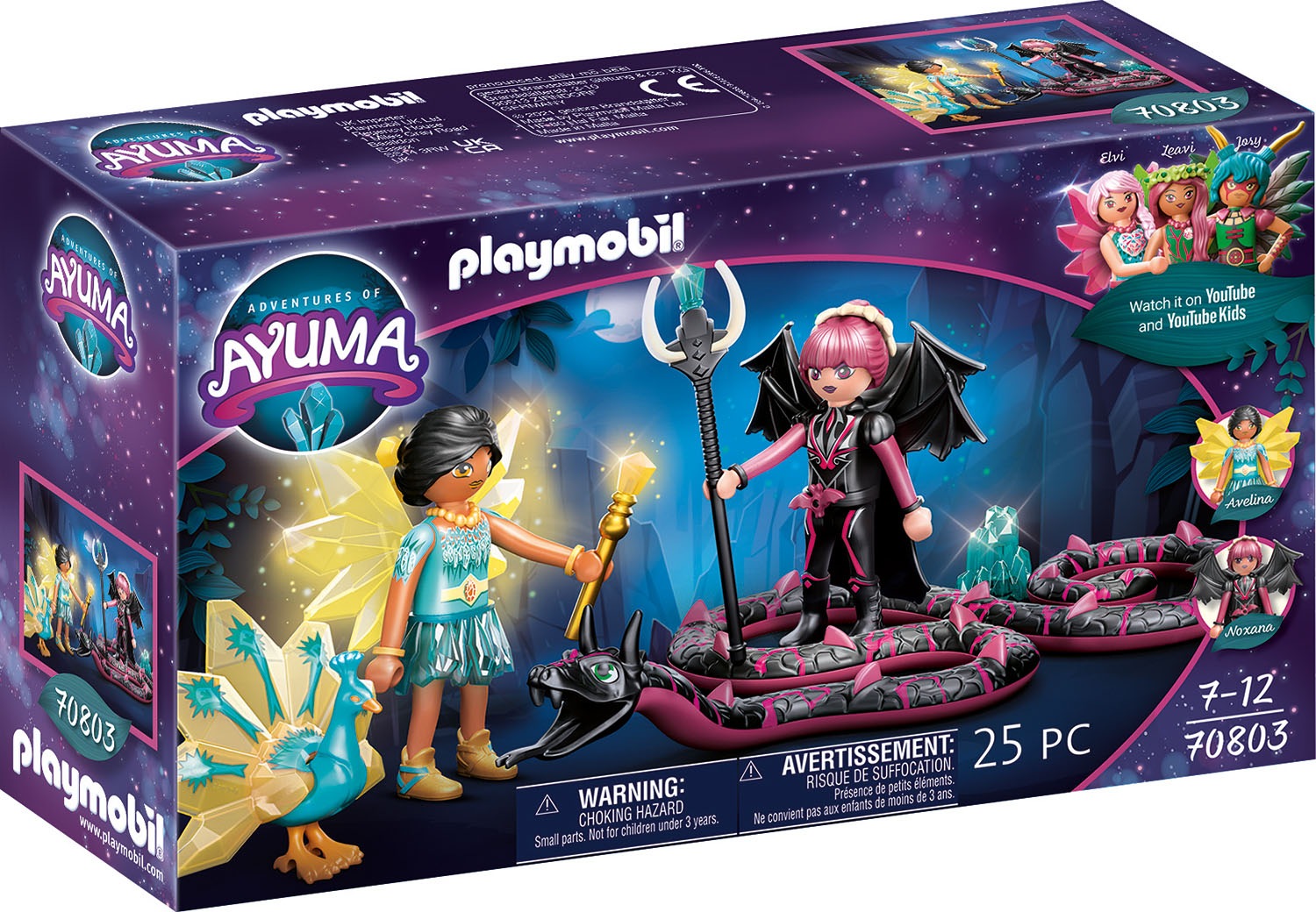 Image of Playmobil® Konstruktions-Spielset »Crystal Fairy und Bat Fairy mit Seelentieren (70803)«, (25 St.), Adventures of Ayuma bei Ackermann Versand Schweiz