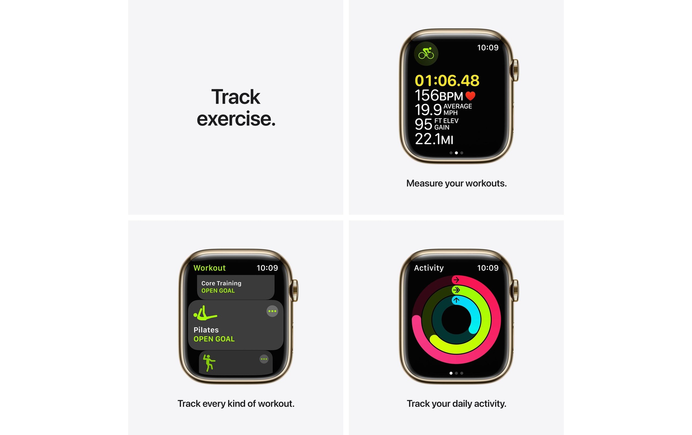 Apple Smartwatch »Series 7, GPS + Cellular, 45 mm Edelstahl-Gehäuse mit Sportarmband«, Watch OS, MN9M3FD/A