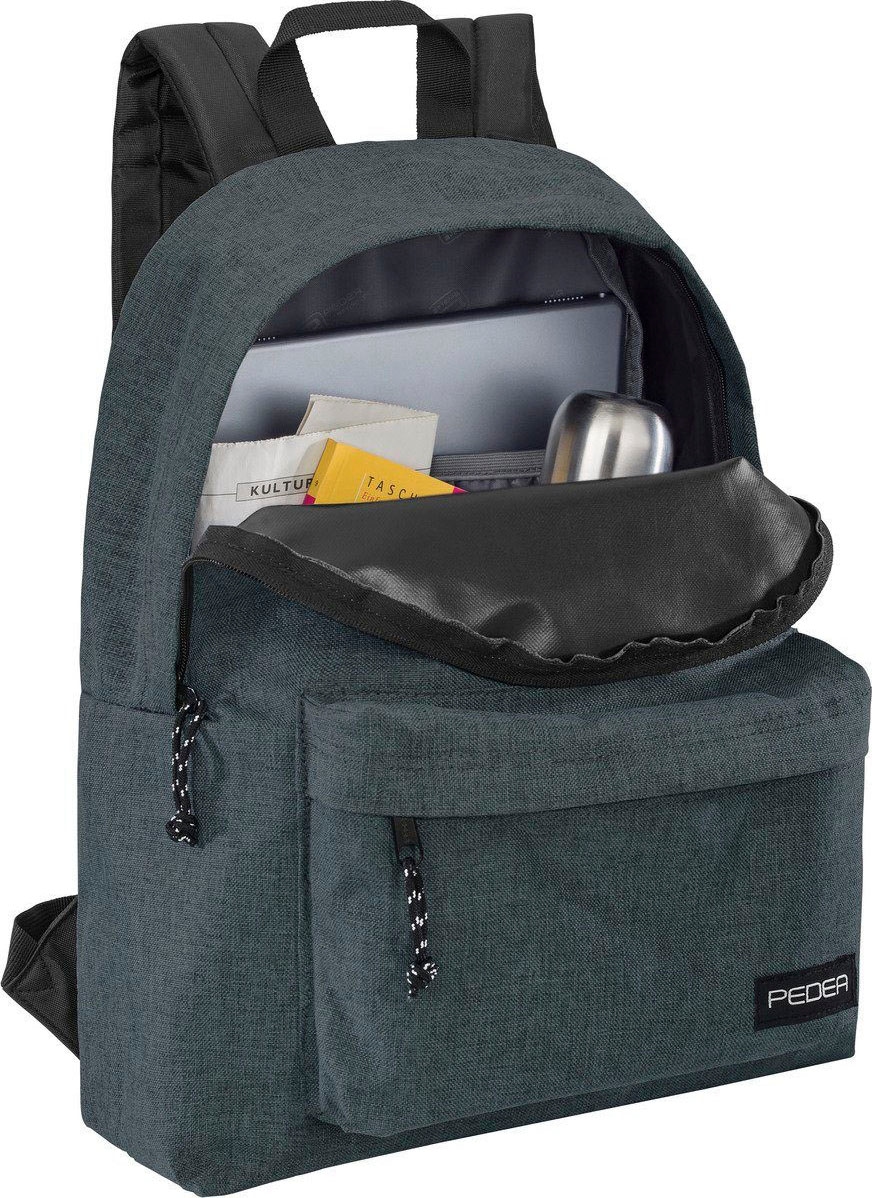 PEDEA Laptoprucksack »Rucksack 13,3" (33,8cm) "Style"«, Notebookfach: 25 cm x 32,5 cm x 2,3 cm (BxHxT)