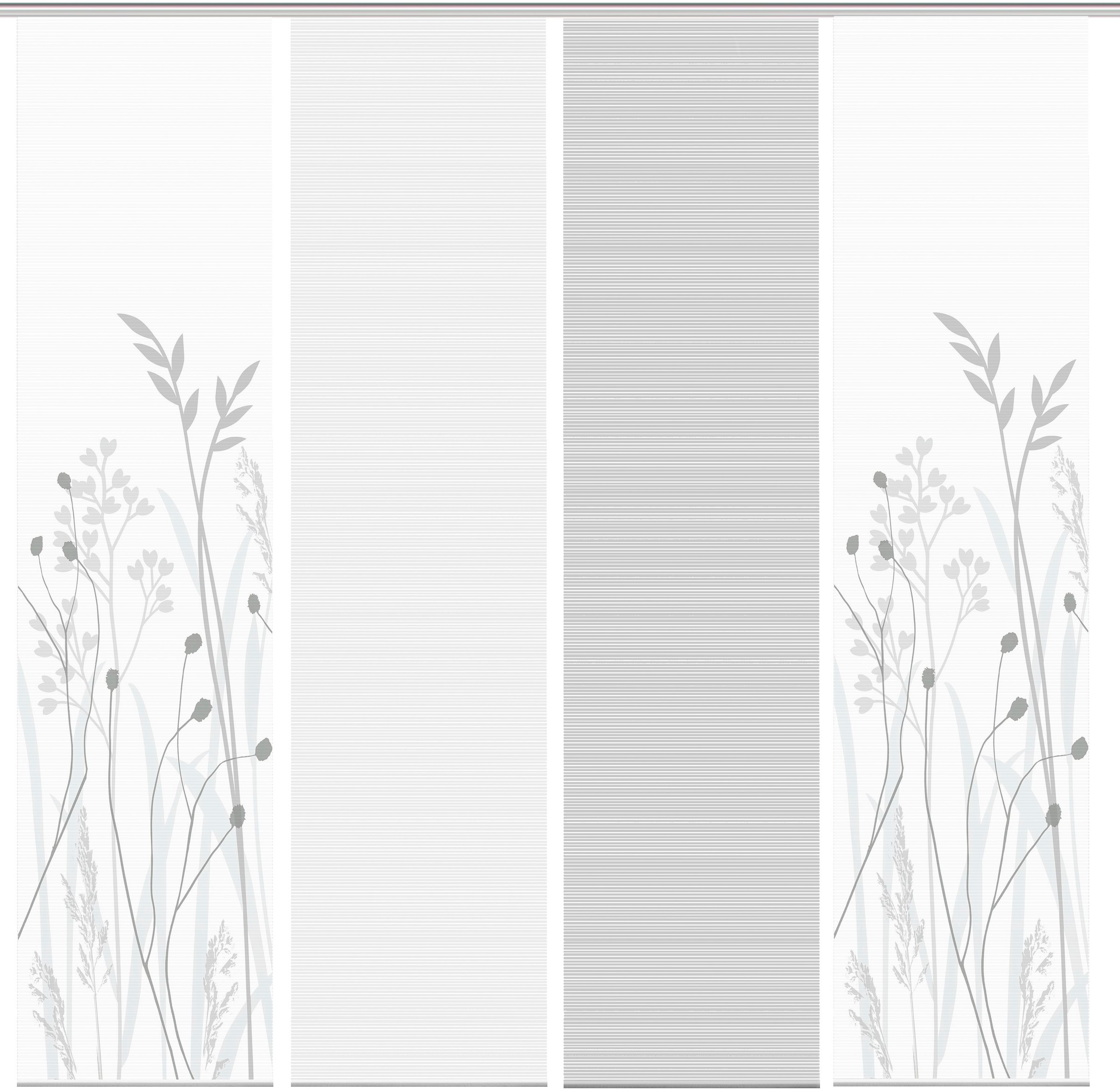 Image of Vision S Schiebegardine »GRASIL 4er SET«, (4 St.), Bambus-Optik, Digital bedruckt bei Ackermann Versand Schweiz