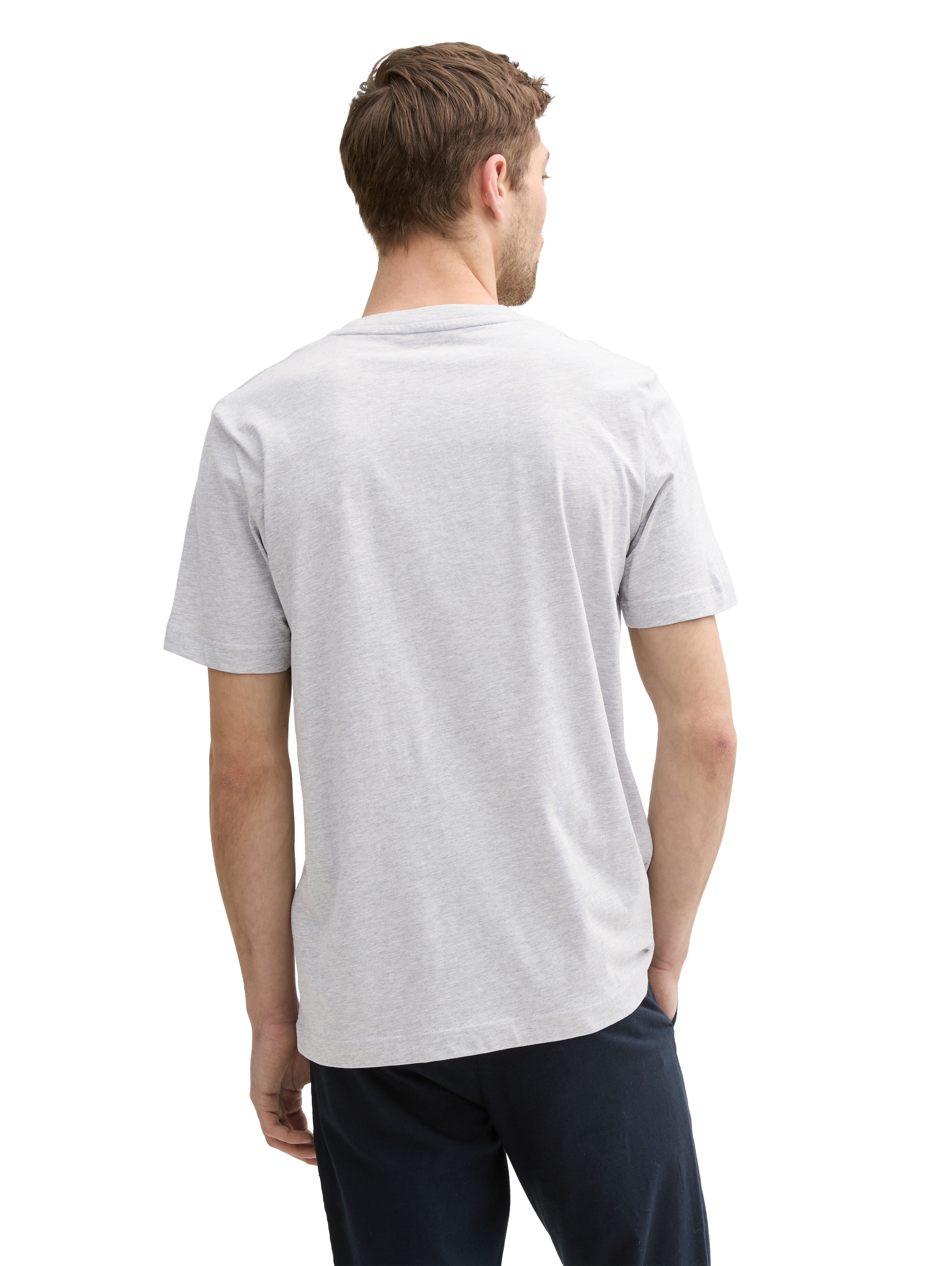 TOM TAILOR T-Shirt, (Packung, 2 tlg.), mit Frontprint