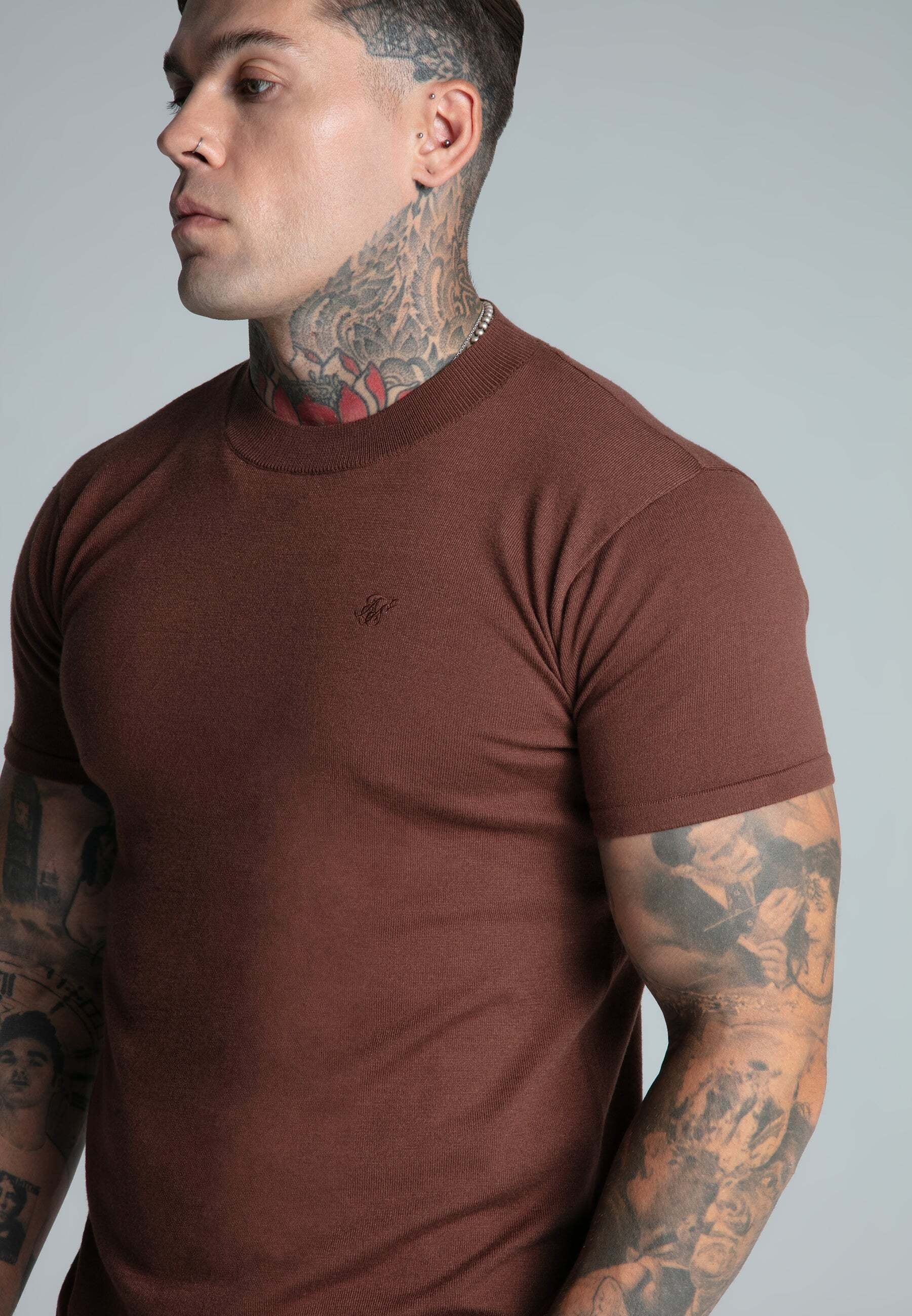 Siksilk T-Shirt »Siksilk T-Shirt Muscle Fit T-Shirt«