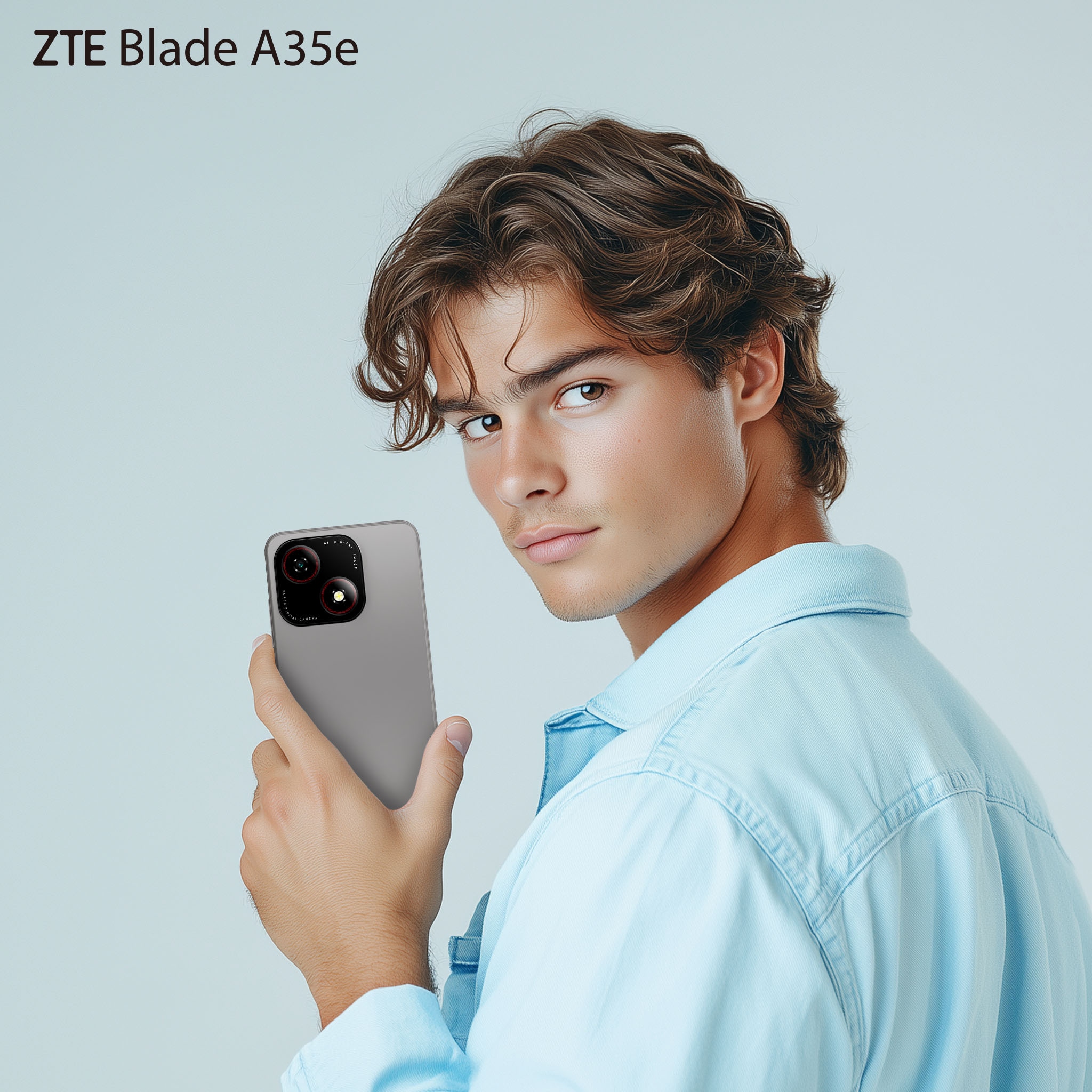 ZTE Smartphone »Blade A35e« Silvery Gray