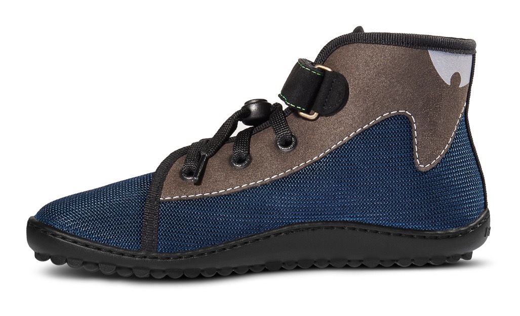 Leguano Chaussures pieds nus »LEGUANITO SCIPPO«  chaussure à lacets, chaussure à scratch, chaussure confortable, lavable en machine