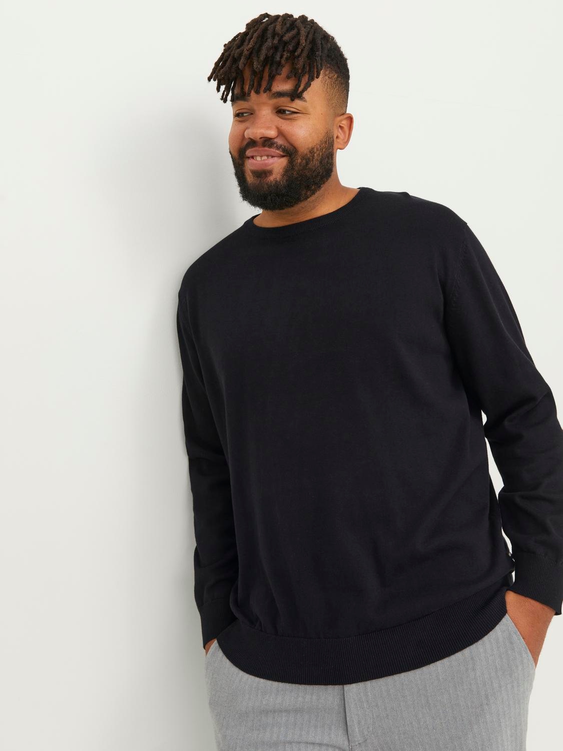 Jack & Jones PlusSize Strickpullover »JJEBASIC KNIT CREW NECK NOOS PLS«